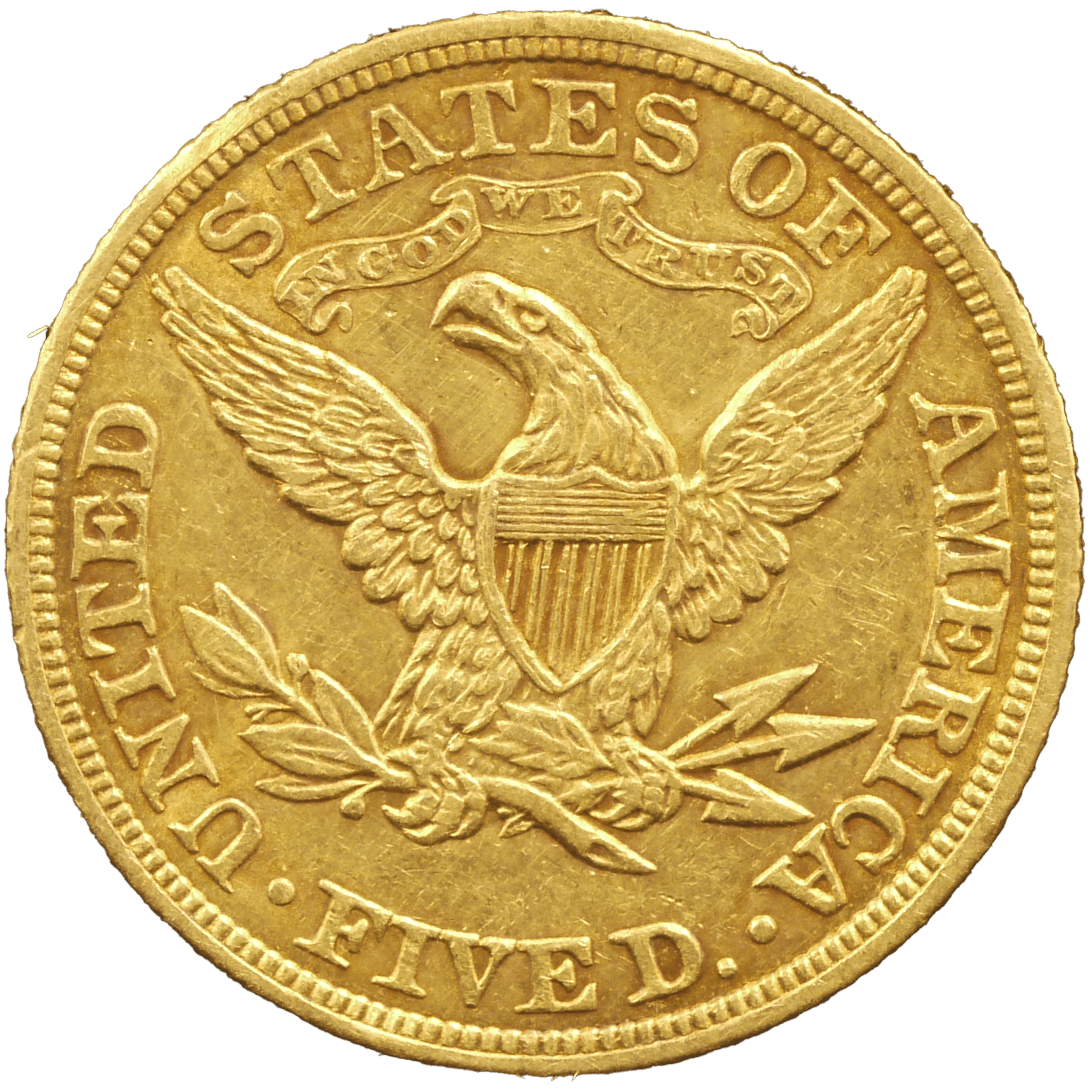 アメリカ 5ドル金貨 1908年 リバティ女神 - NJ BUYER'S MARKETPLACE