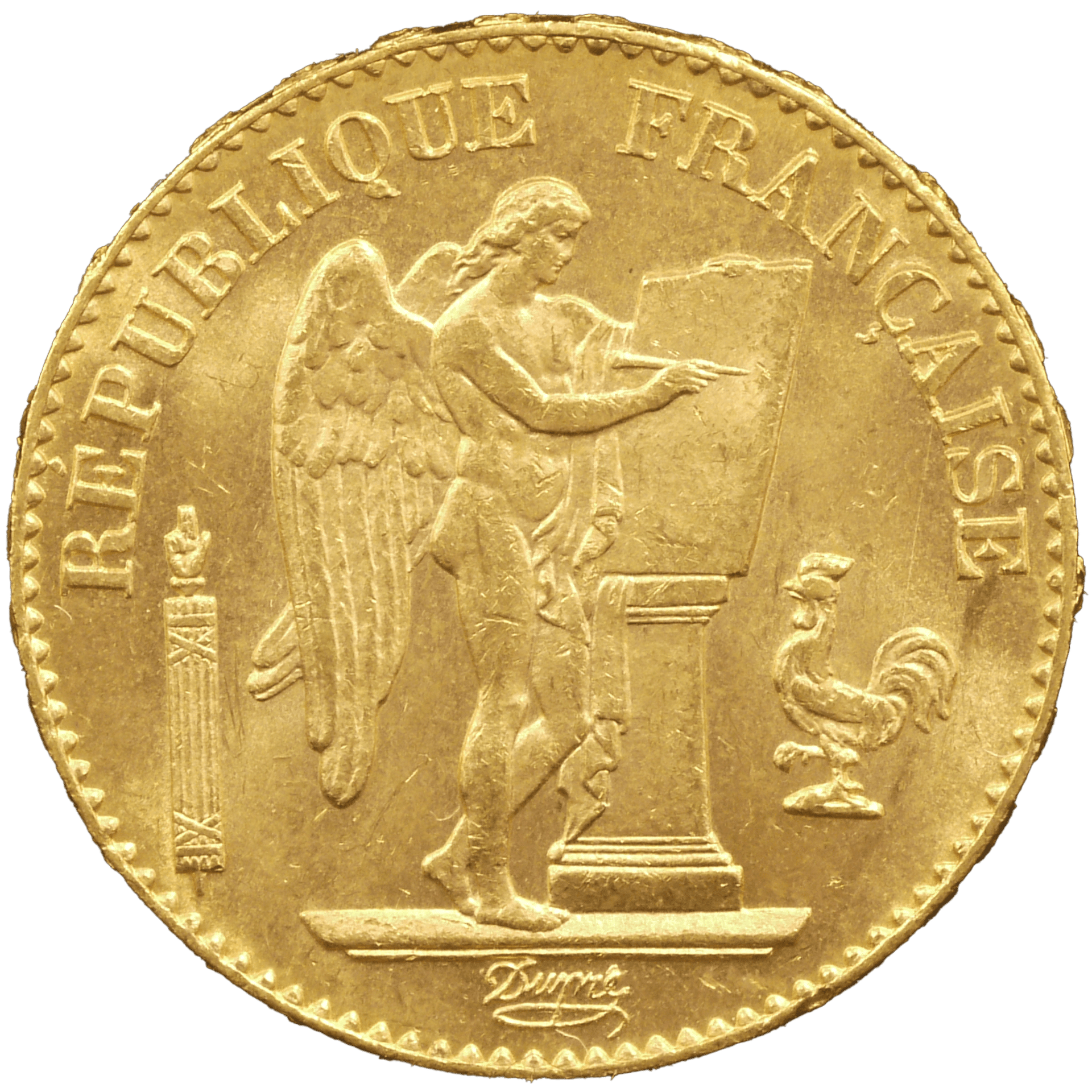 フランス 20フラン金貨 1898年 法の天使 パリ鋳｜NJ BUYER'S MARKETPLACE