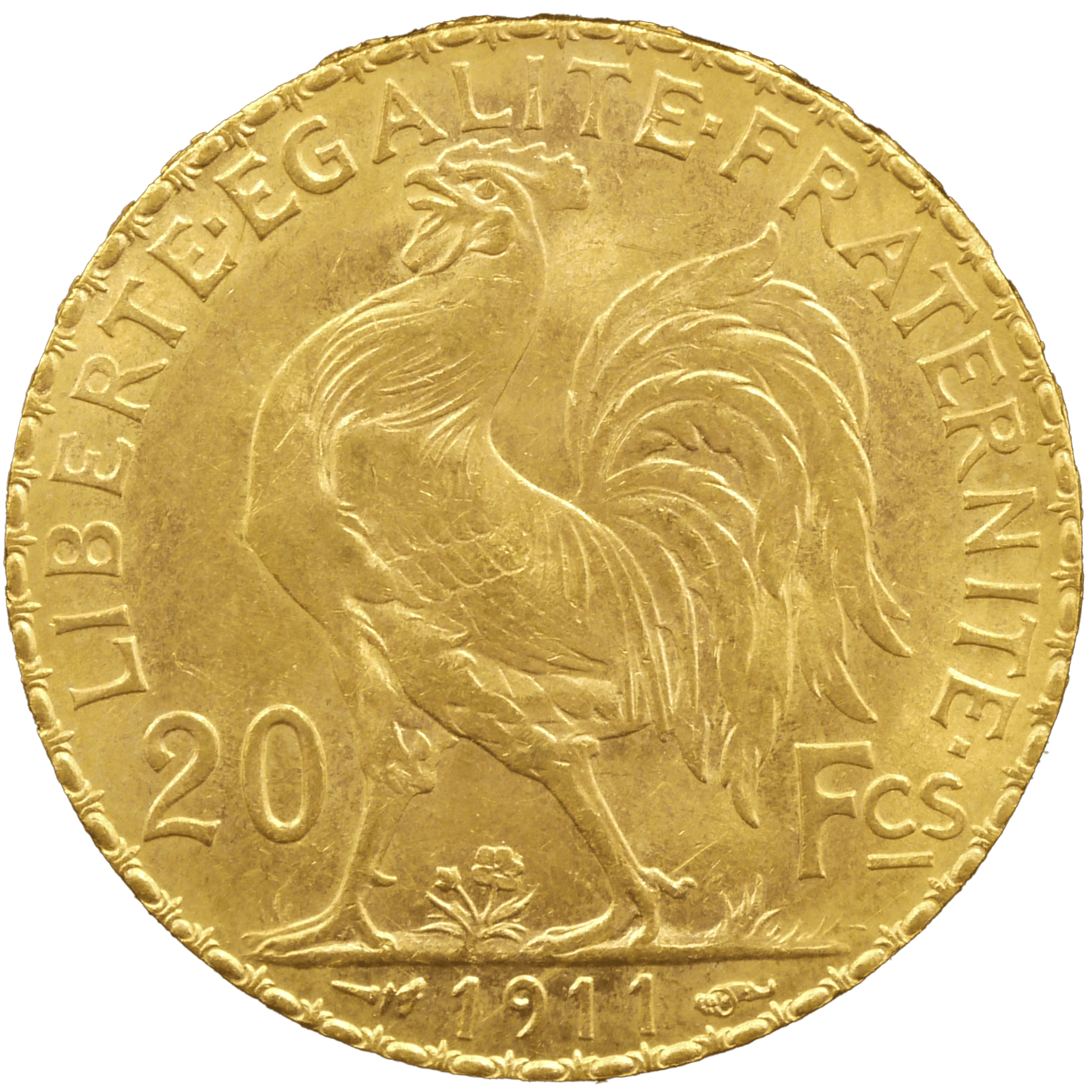 フランス 20フラン金貨 1911年 マリアンヌ女神 - NJ BUYER'S MARKETPLACE