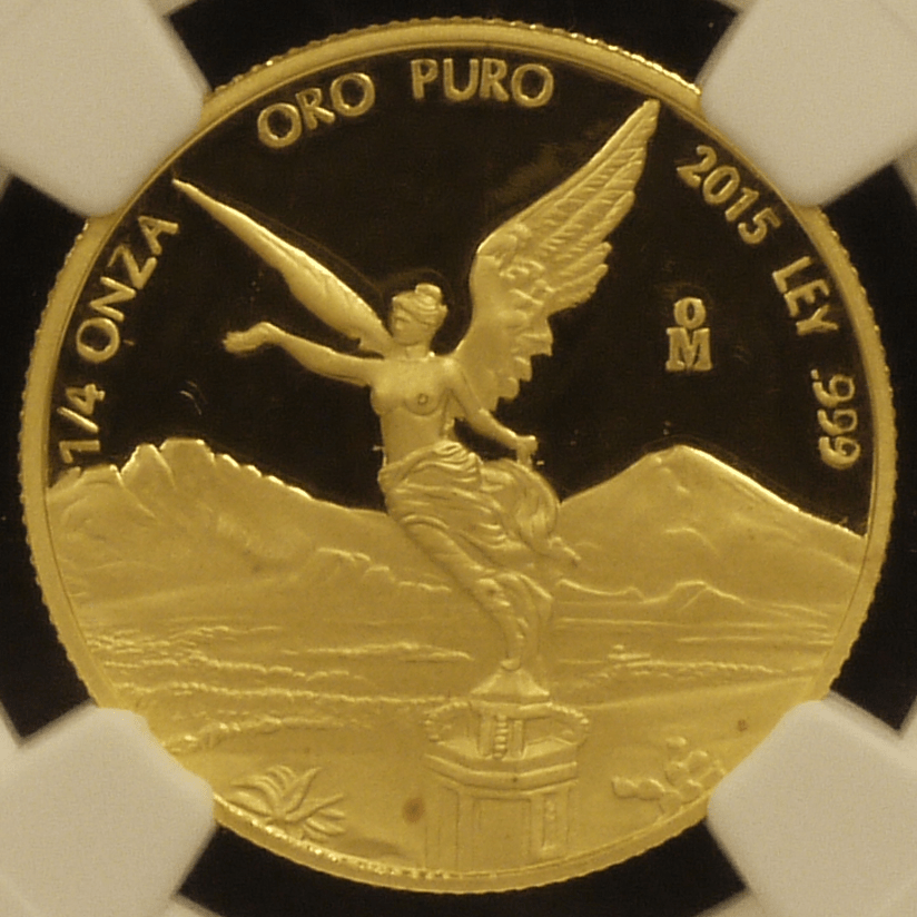 メキシコ 1/4オンザ金貨 2015年 NGC PF69UC 勝利の女神ヴィクトリー - NJ BUYER'S MARKETPLACE