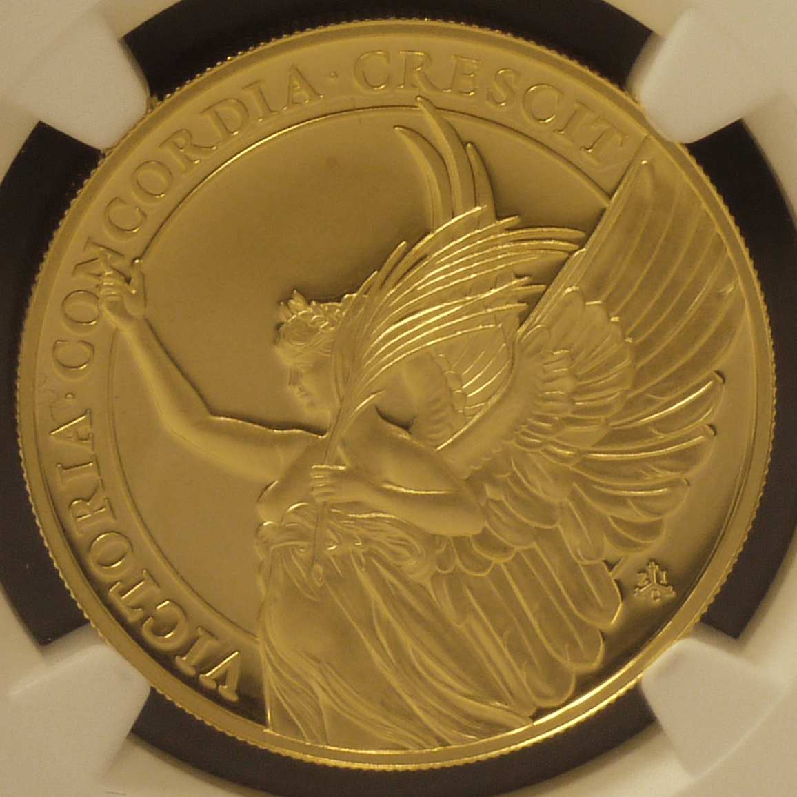 セントヘレナ島 5ポンド金貨 2021年 NGC PF68UC 有翼の女神