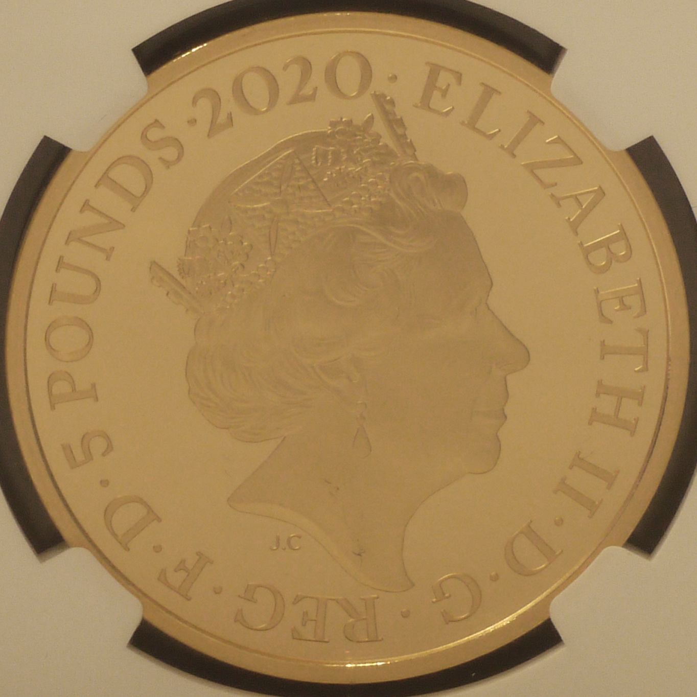 イギリス 5ポンド金貨 2020年 NGC PF66UC ロンドン塔ホワイトタワー