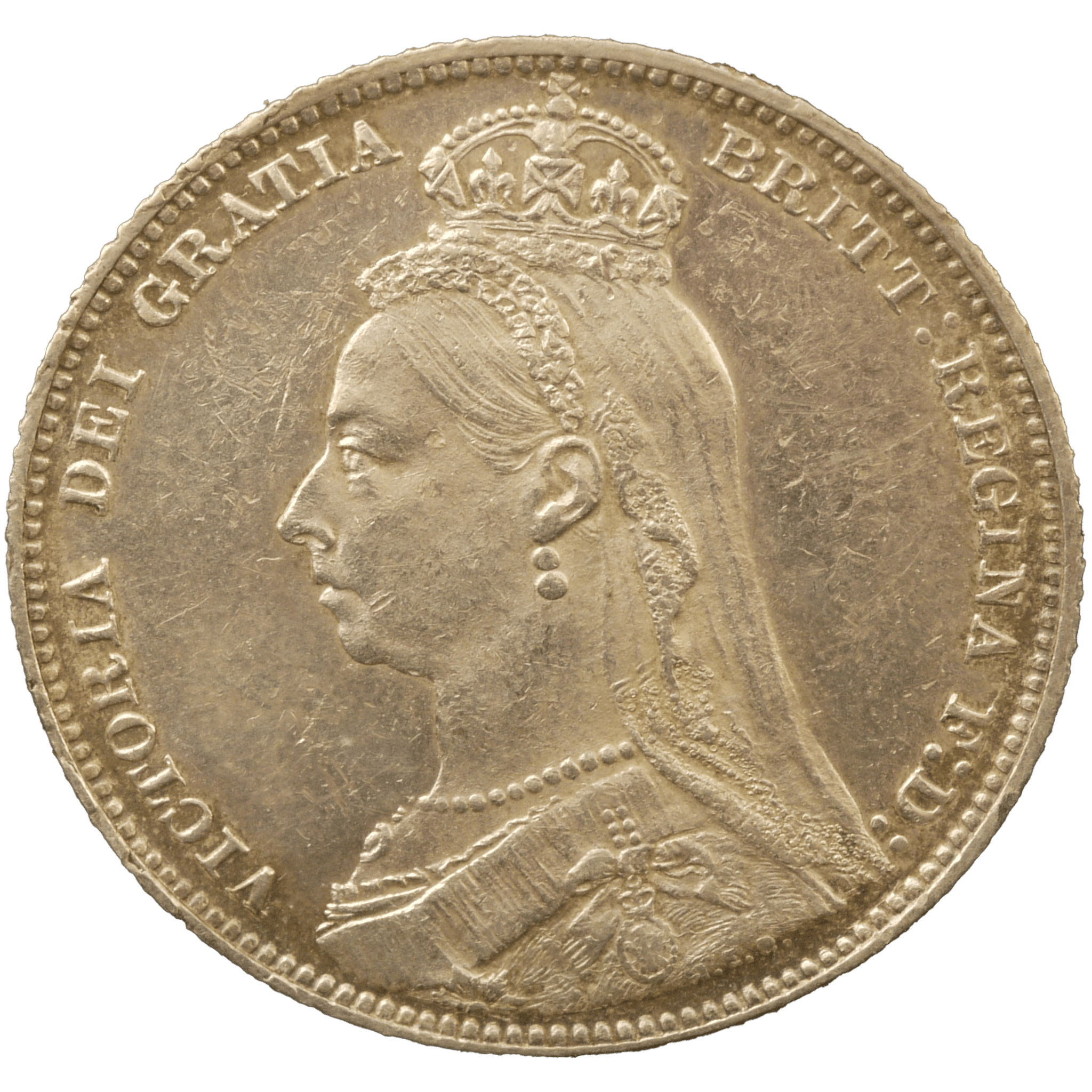 イギリス 1シリング銀貨 1889年 ヴィクトリア女王 ロンドン鋳 - NJ BUYER'S MARKETPLACE