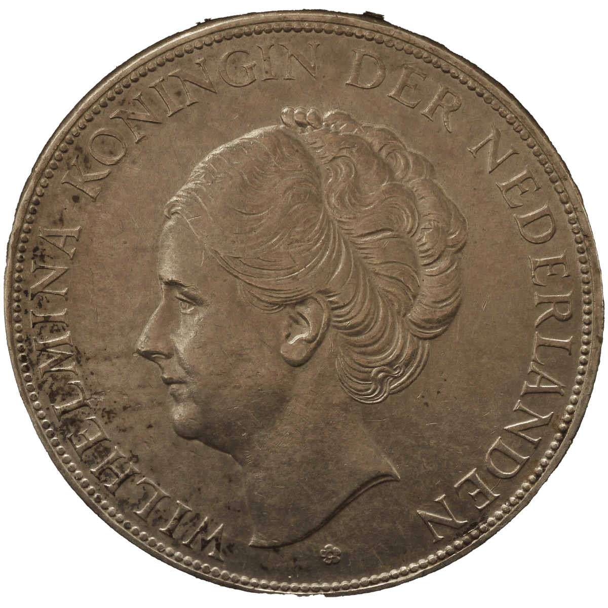 オランダ 2.5グルデン銀貨 ウィルヘルミナ女王 1944 オランダ 2.5グルデン銀貨 1932年 ウィルヘルミナ女王