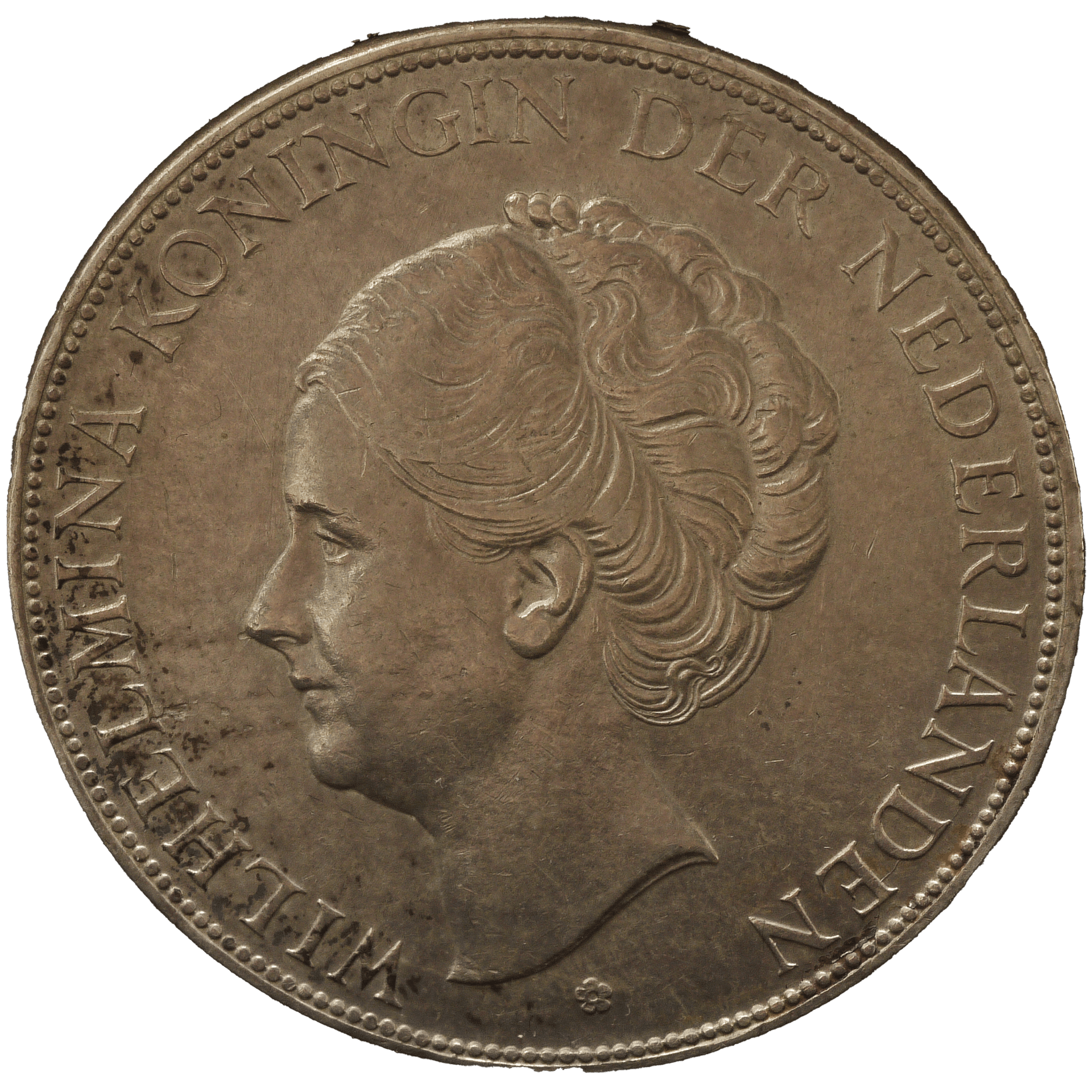 オランダ 2.5グルデン銀貨 1932年 ウィルヘルミナ女王 ユトレヒト鋳