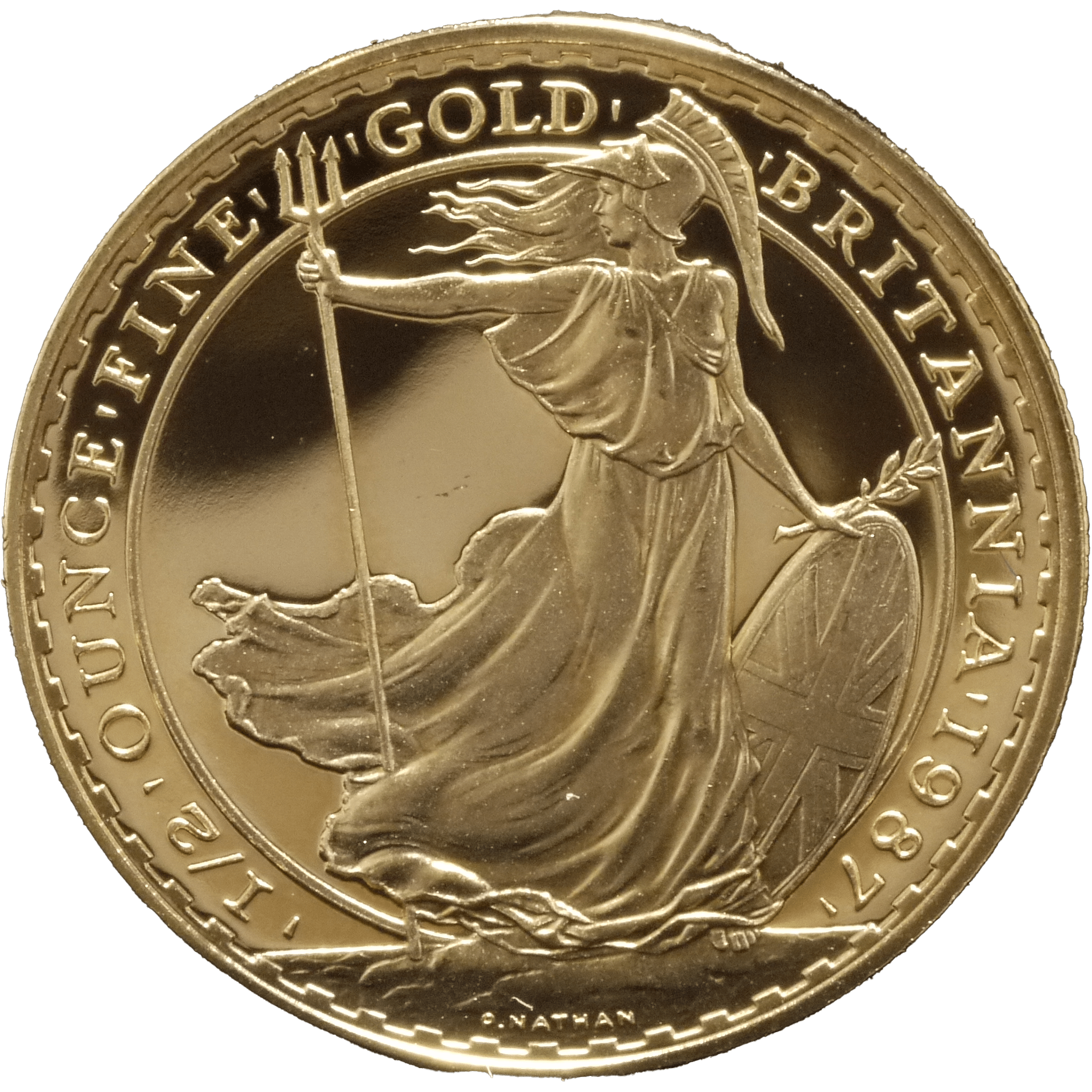イギリス 50ポンド金貨 1987年 ブリタニア ロンドン鋳 - NJ BUYER'S MARKETPLACE