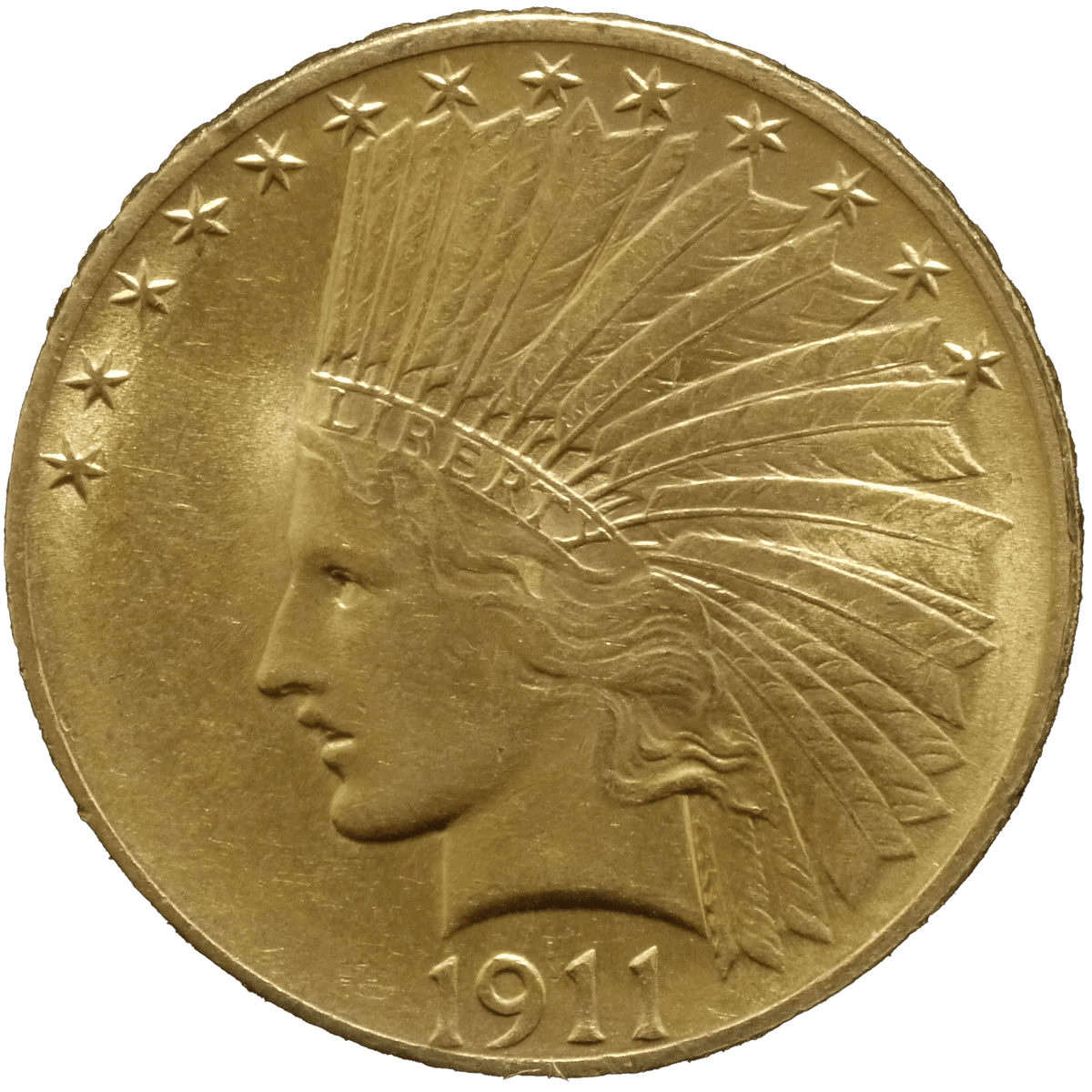 アメリカ 10ドル金貨 1911年 インディアン フィラデルフィア鋳｜NJ