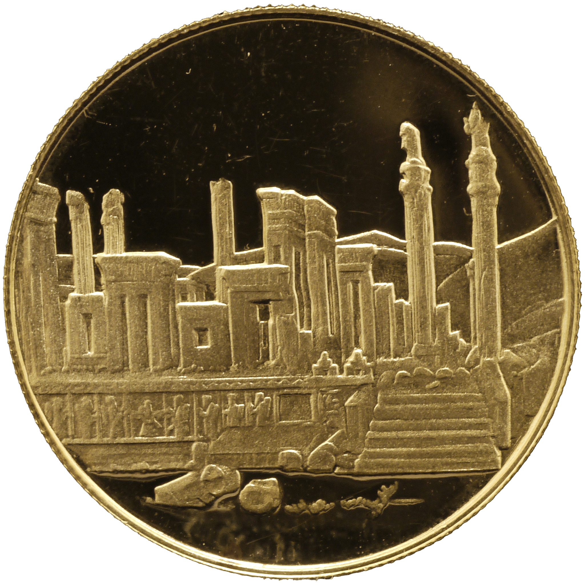 イラン 1000リアル金貨 1971年 ペルシア帝国誕生2500周年 - NJ BUYER'S MARKETPLACE
