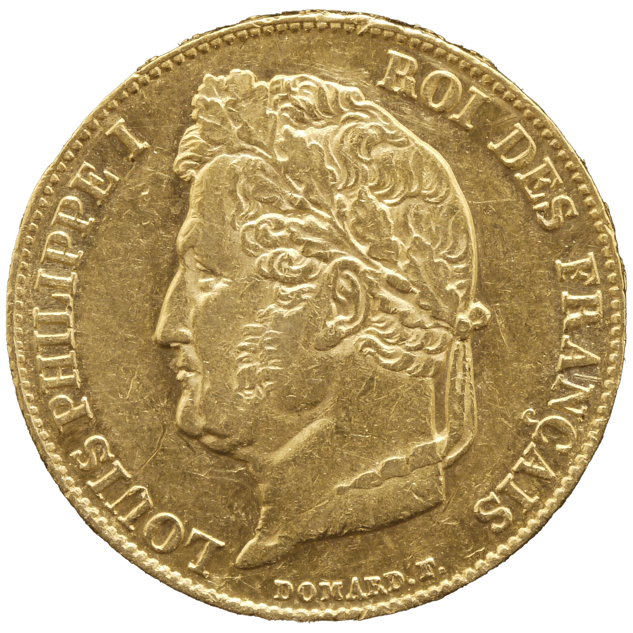 フランス 20フラン金貨 1836年 ルイ＝フィリップ1世 パリ鋳 - NJ BUYER'S MARKETPLACE