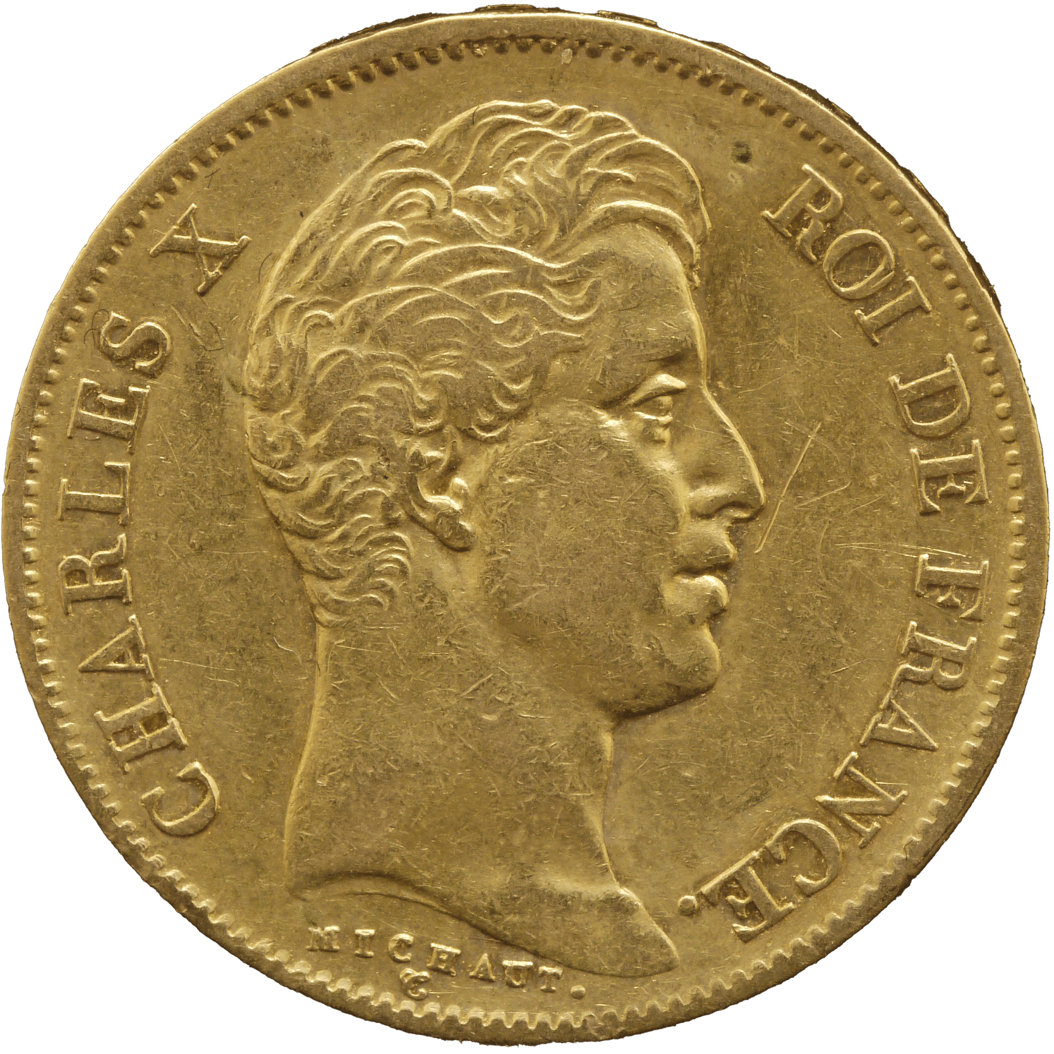 フランス 40フラン金貨 1830年 シャルル10世 パリ鋳 - NJ BUYER'S MARKETPLACE