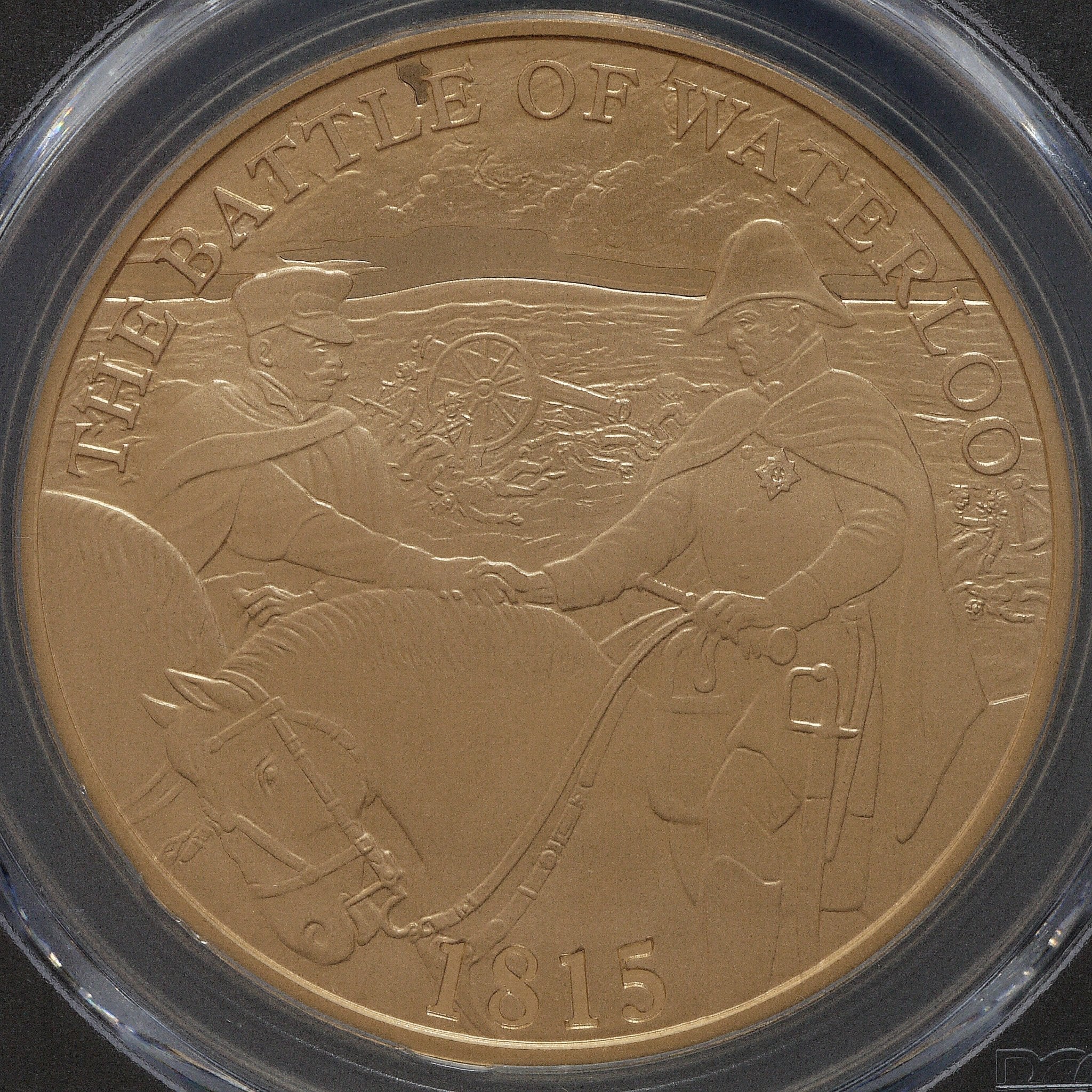 イギリス 5ポンド金貨 2015年 ワーテルローの戦い200周年 ロンドン鋳 PCGS PR69DCAM - NJ BUYER'S MARKETPLACE