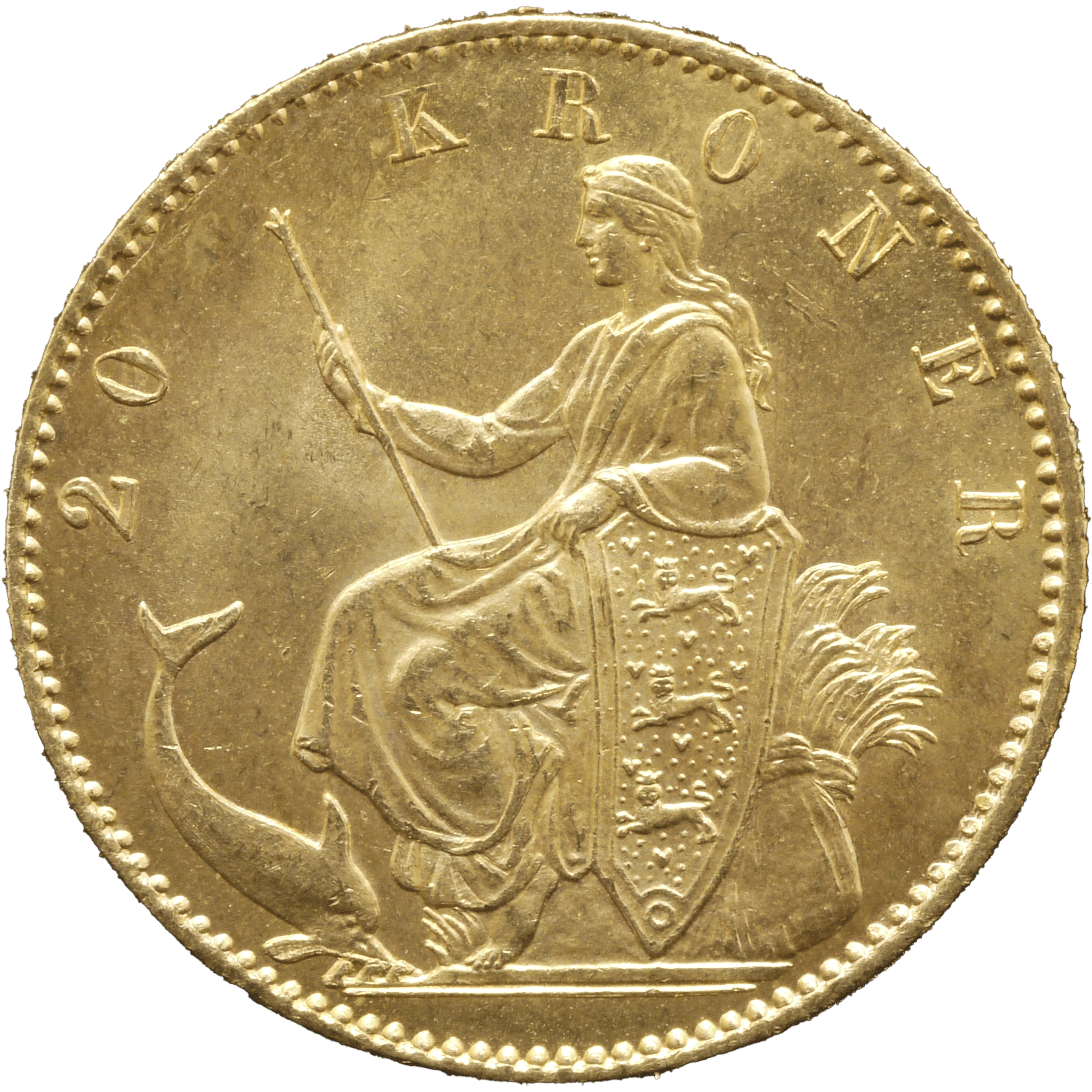 デンマーク 20クロナール金貨 1873年 クリスチャン9世 コペンハーゲン鋳 - NJ BUYER'S MARKETPLACE