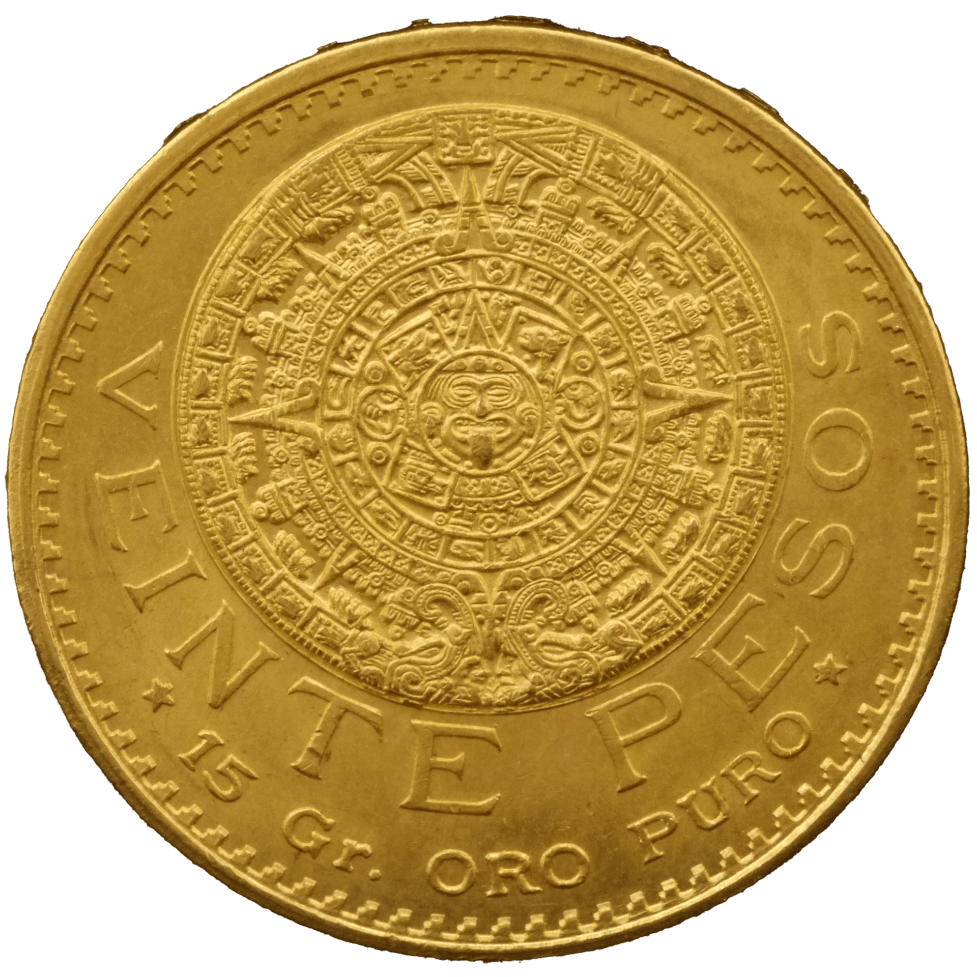 メキシコ金貨。アステカアッテカカレンダー メキシコ 20ペソ金貨 1917年 アステカカレンダー｜NJ BUYER'S MARKETPLACE