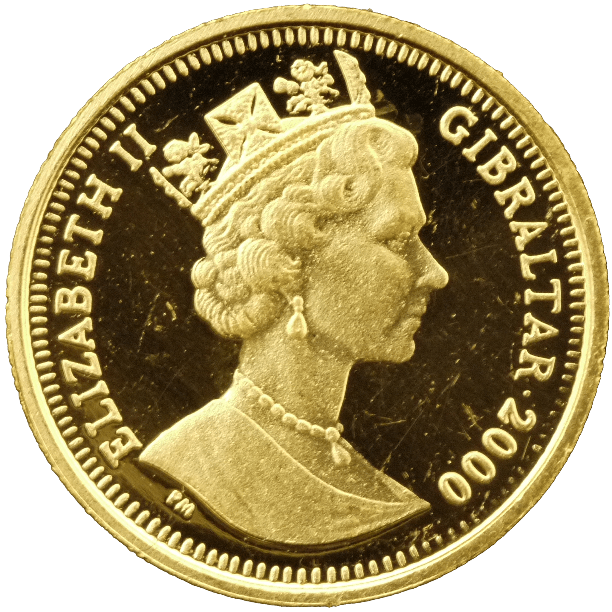 ジブラルタル 1/10ロイヤル金貨 2000年 天使 ポブジョイ鋳 - NJ BUYER'S MARKETPLACE