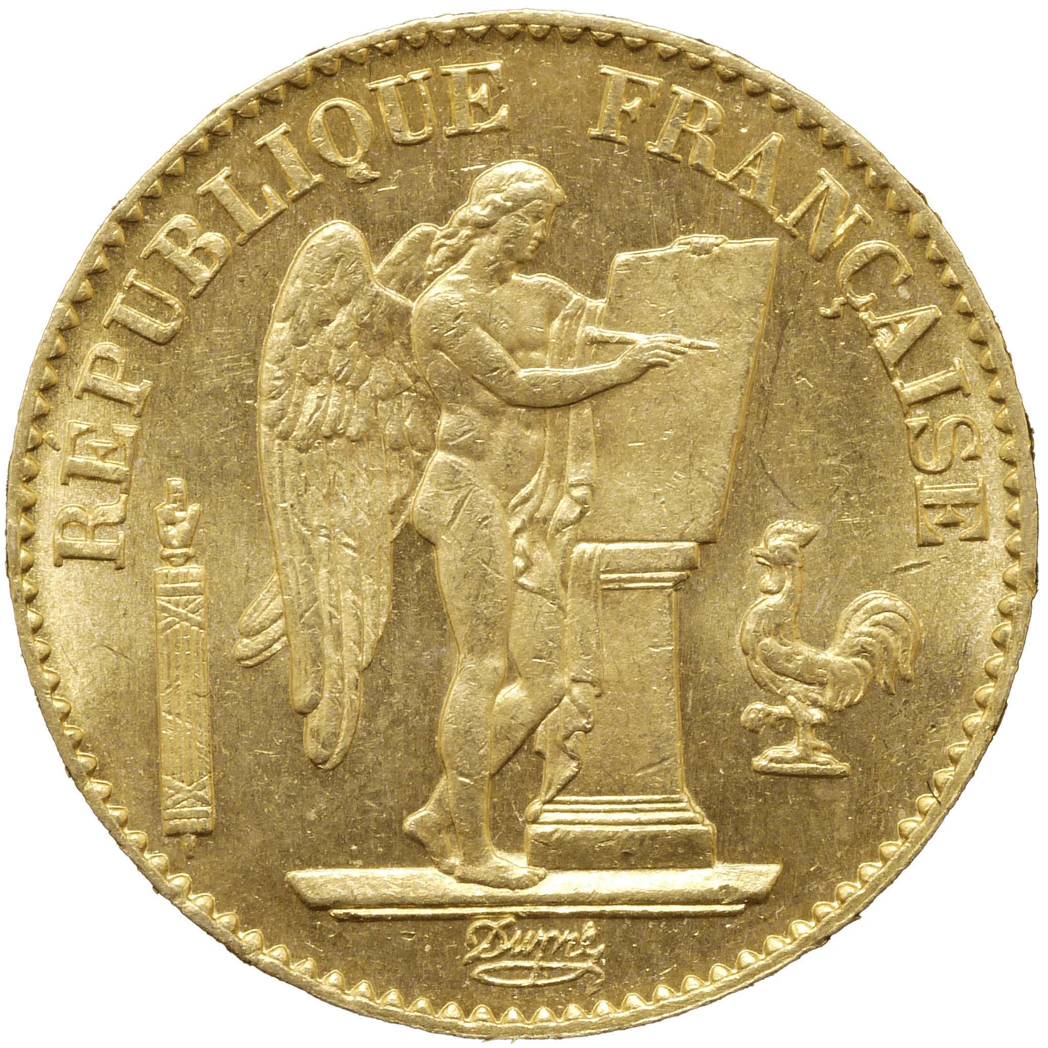 フランス 20フラン金貨 1876年 法の天使 パリ鋳 - NJ BUYER'S MARKETPLACE