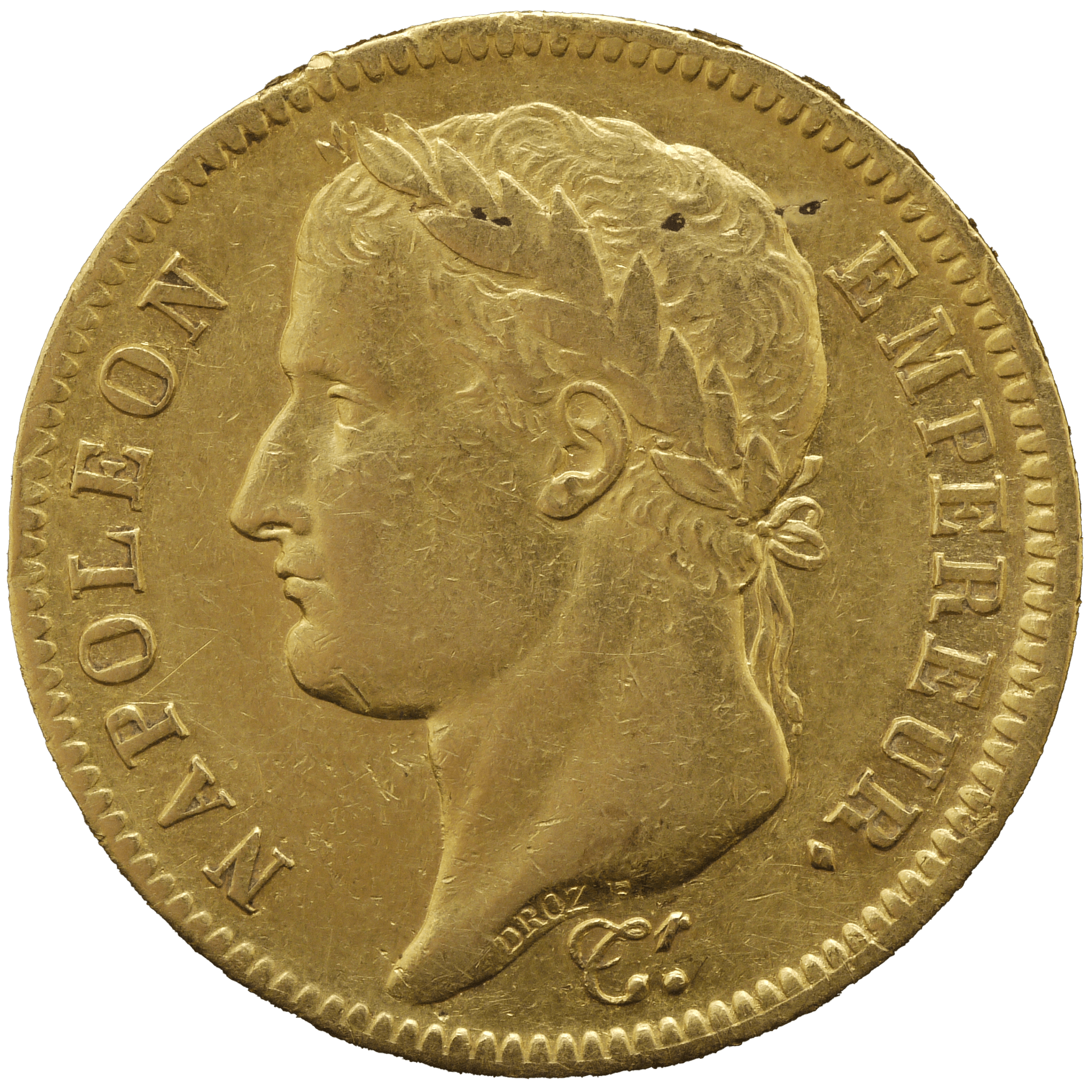 フランス 40フラン金貨 1812年 ナポレオン1世 有冠 パリ鋳 - NJ BUYER'S MARKETPLACE