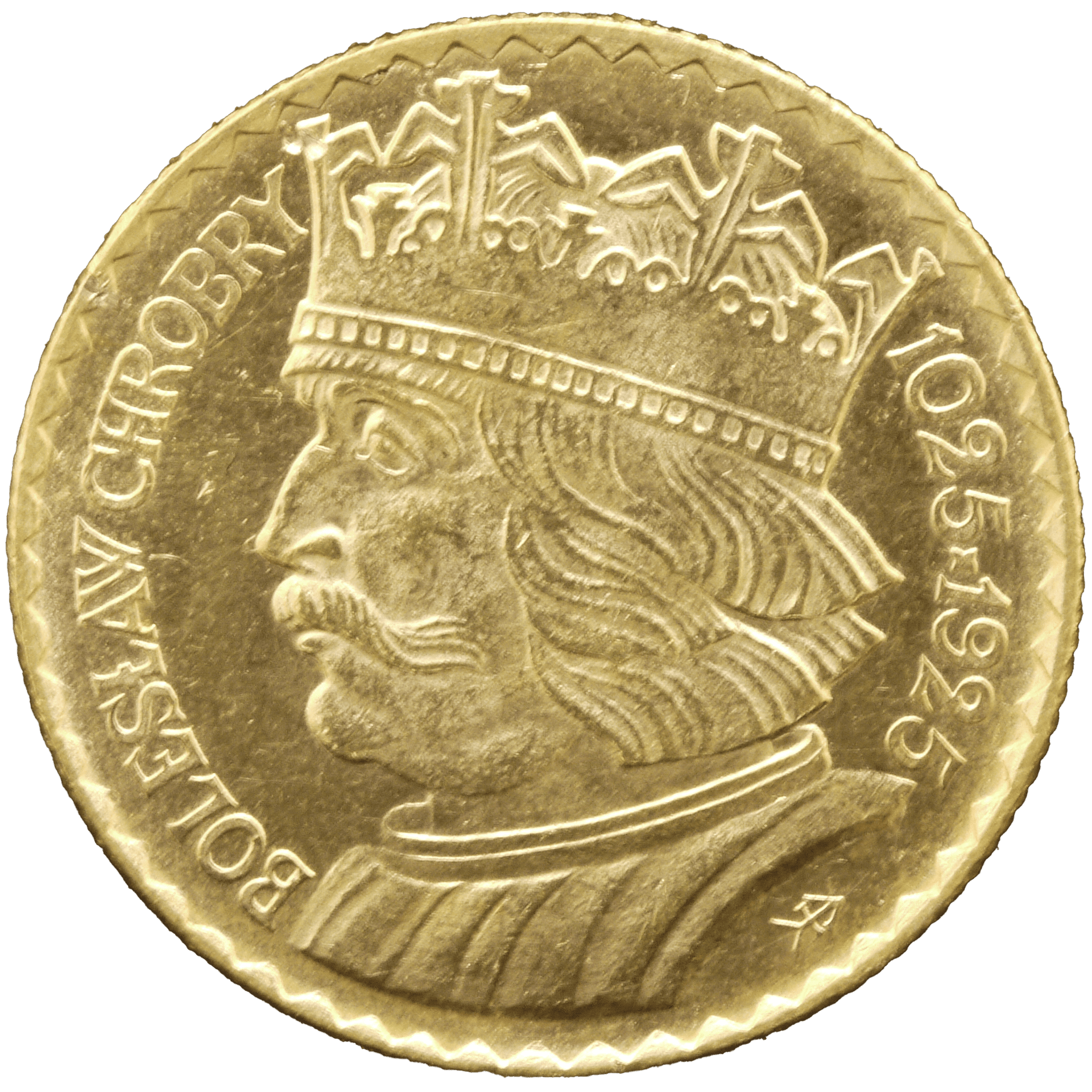 ポーランド 10ズウォティ金貨 1925年 ボレスワフ1世 ワルシャワ鋳｜NJ