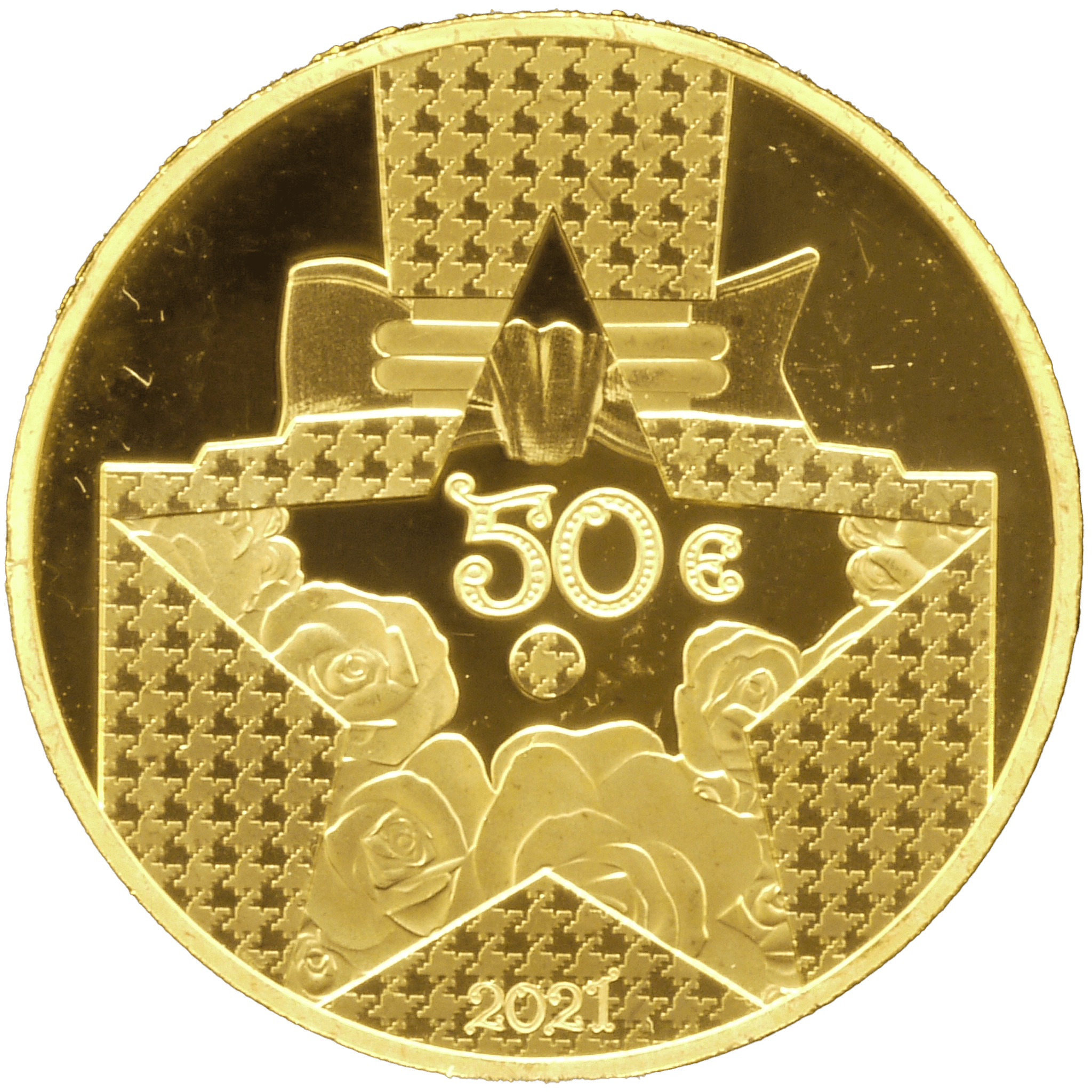 フランス 50ユーロ金貨 2021年 クリスチャン・ディオール パリ鋳 - NJ BUYER'S MARKETPLACE