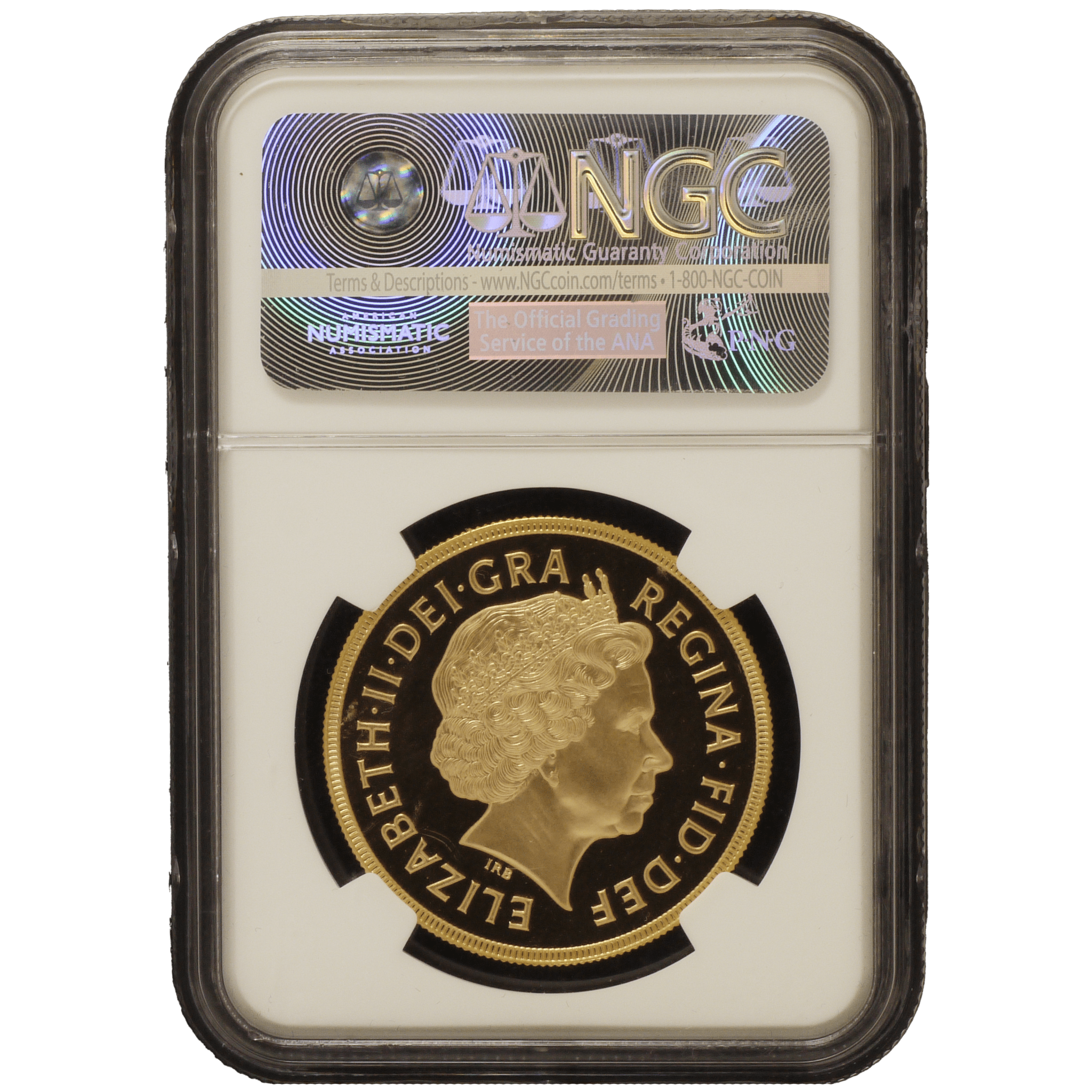 イギリス 5ポンド金貨 2000年 エリザベス2世 NGC PF69 Ultra Cameo - NJ BUYER'S MARKETPLACE