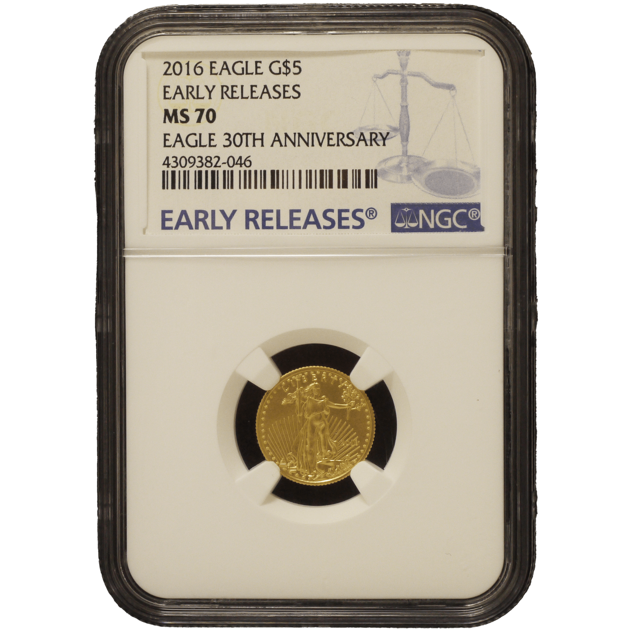 アメリカ 5ドル金貨 2016年 NGC MS70 Early Releases - NJ BUYER'S MARKETPLACE