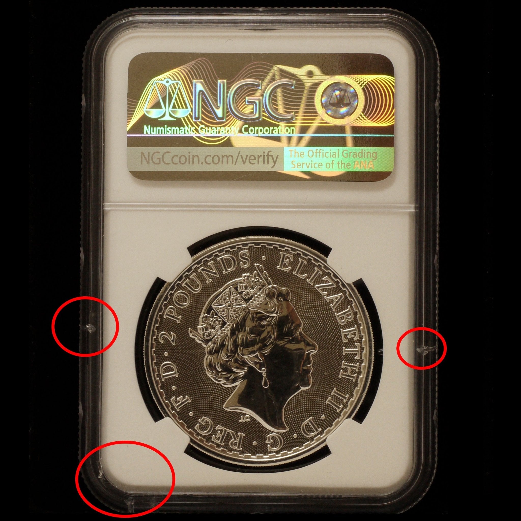 イギリス 2ポンド銀貨 2018年 ロンドン鋳 ブリタニア NGC MS69 - NJ BUYER'S MARKETPLACE