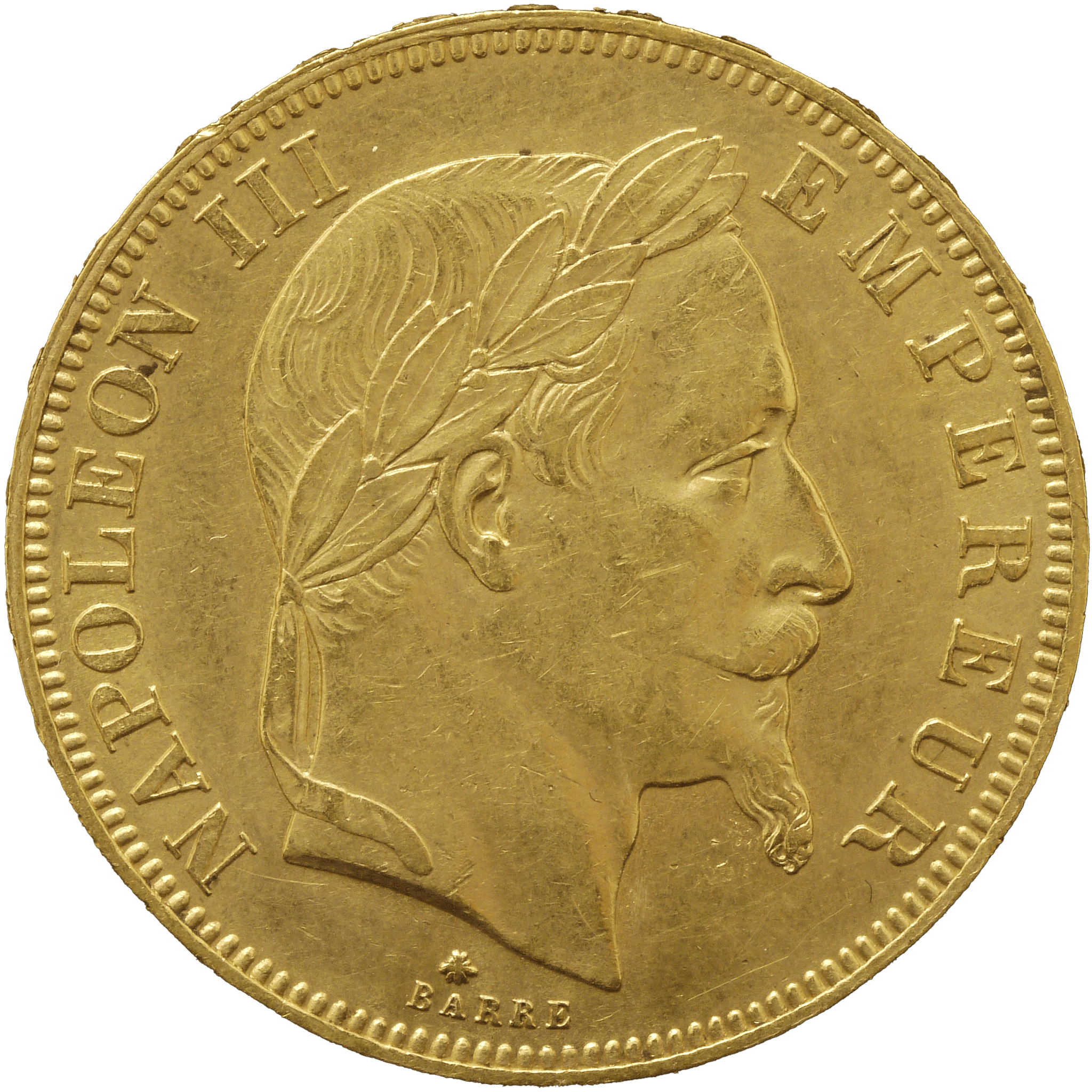 フランス 50フラン金貨 1862年 パリ鋳 ナポレオン3世 - NJ BUYER'S MARKETPLACE