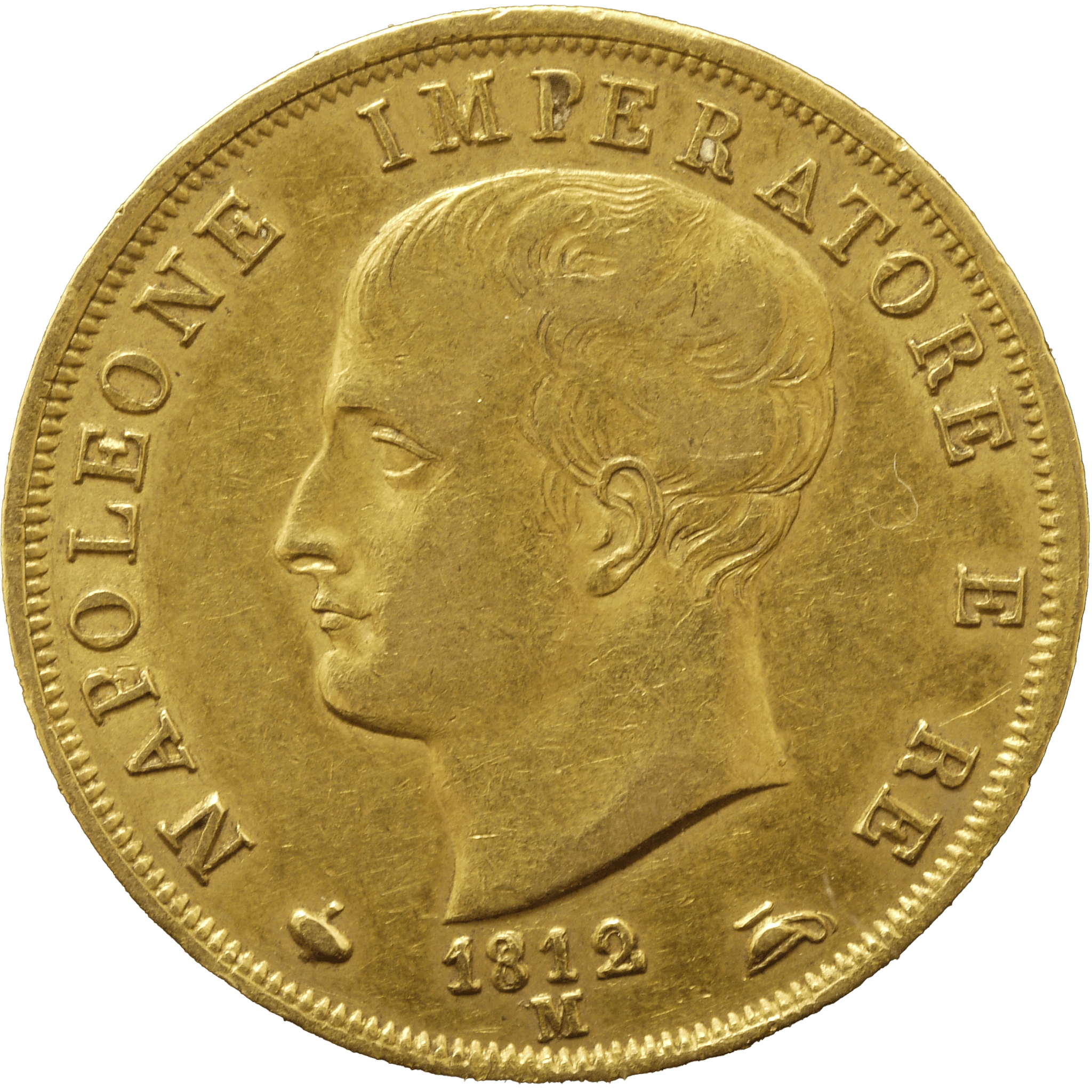 イタリア 40リレ金貨 1812年 ミラノ鋳 ナポレオン1世 - NJ BUYER'S MARKETPLACE