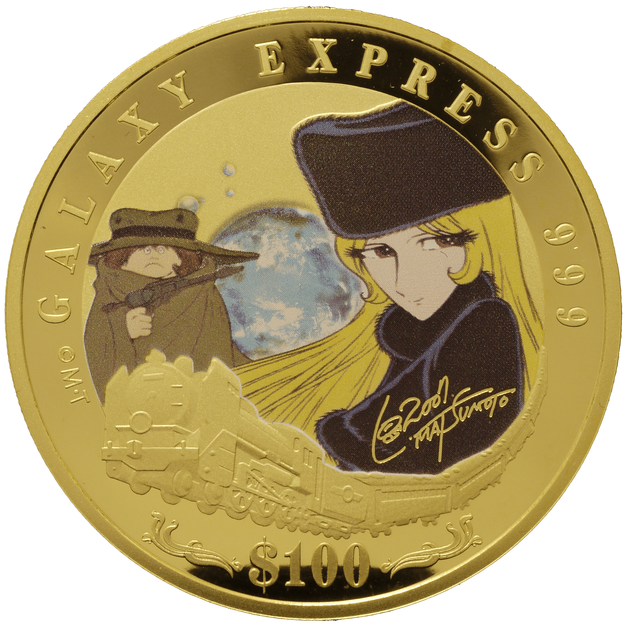 ツバル 100ドル金貨 2007年 銀河鉄道999 - NJ BUYER'S MARKETPLACE