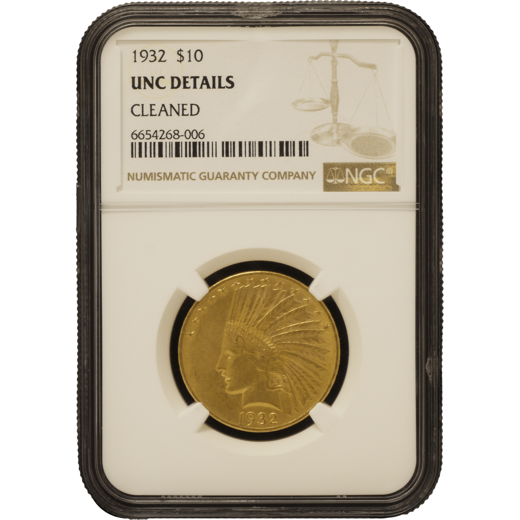 アメリカ 10ドル金貨 1932年 NGC UNC Details - NJ BUYER'S MARKETPLACE