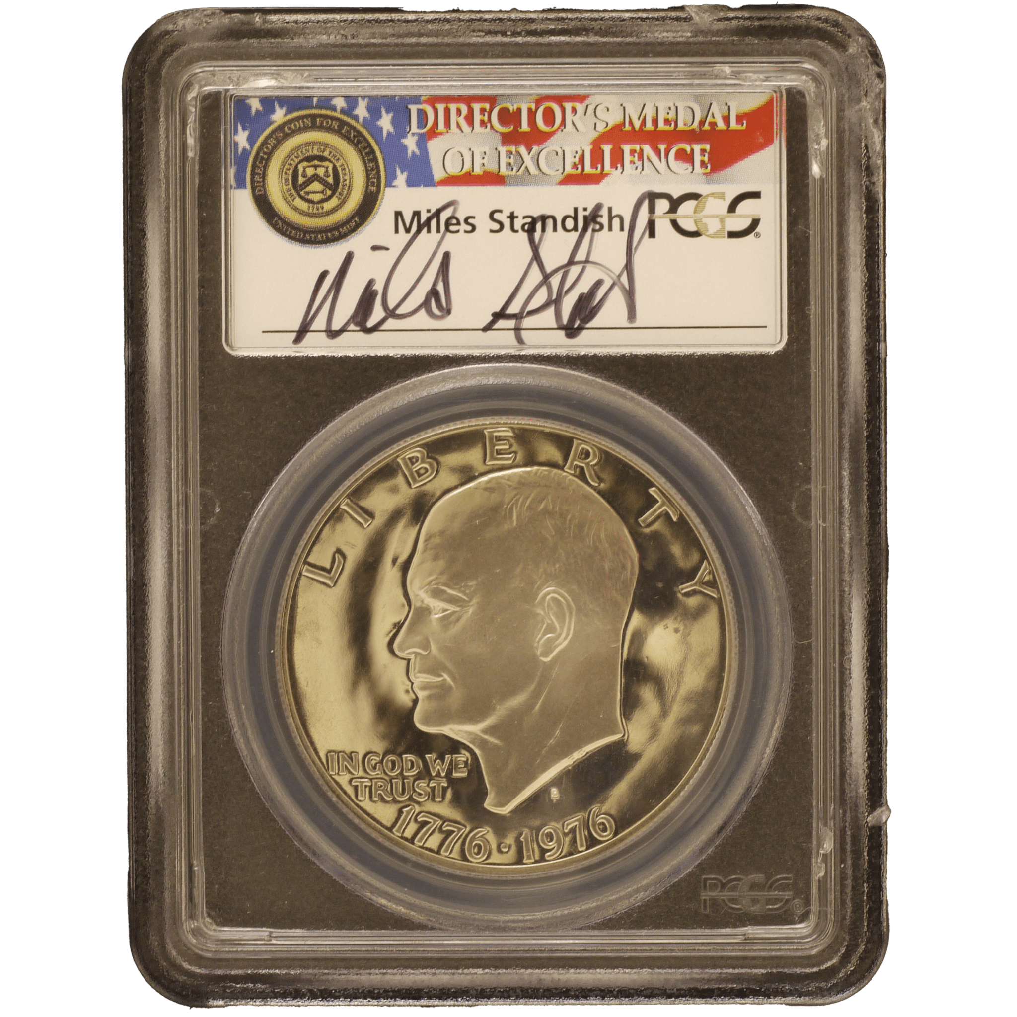 アメリカ 1ドル白銅貨 1976年 サンフランシスコ鋳 PCGS PR69DCAM サイン - NJ BUYER'S MARKETPLACE