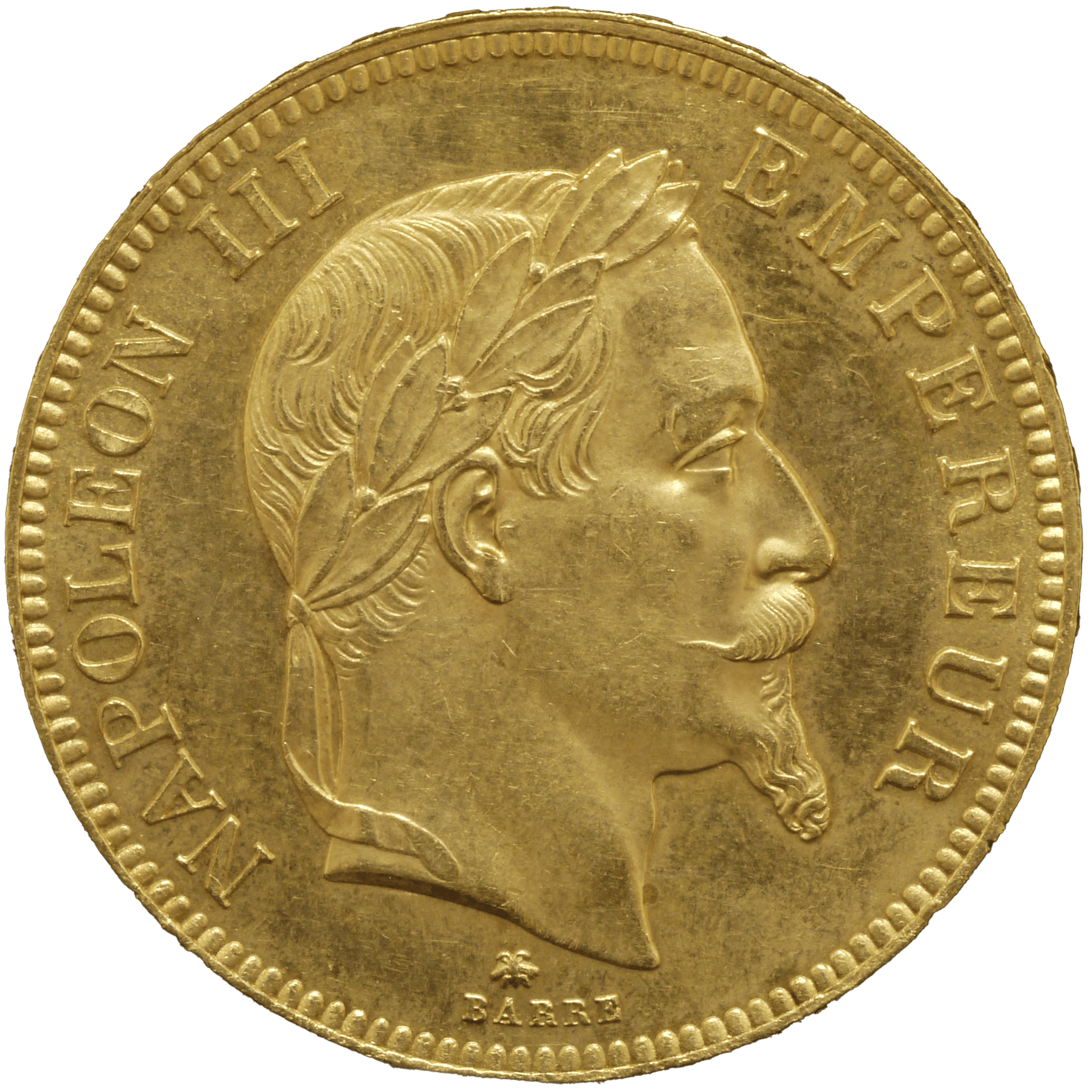 フランス 100フラン金貨 1852年 パリ鋳 ナポレオン3世 - NJ BUYER'S MARKETPLACE