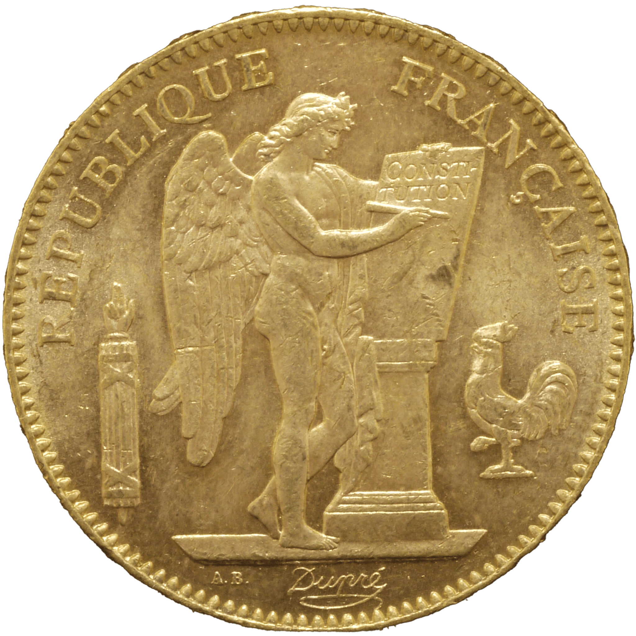 フランス 50フラン金貨 1904年 パリ鋳 法の天使 - NJ BUYER'S MARKETPLACE