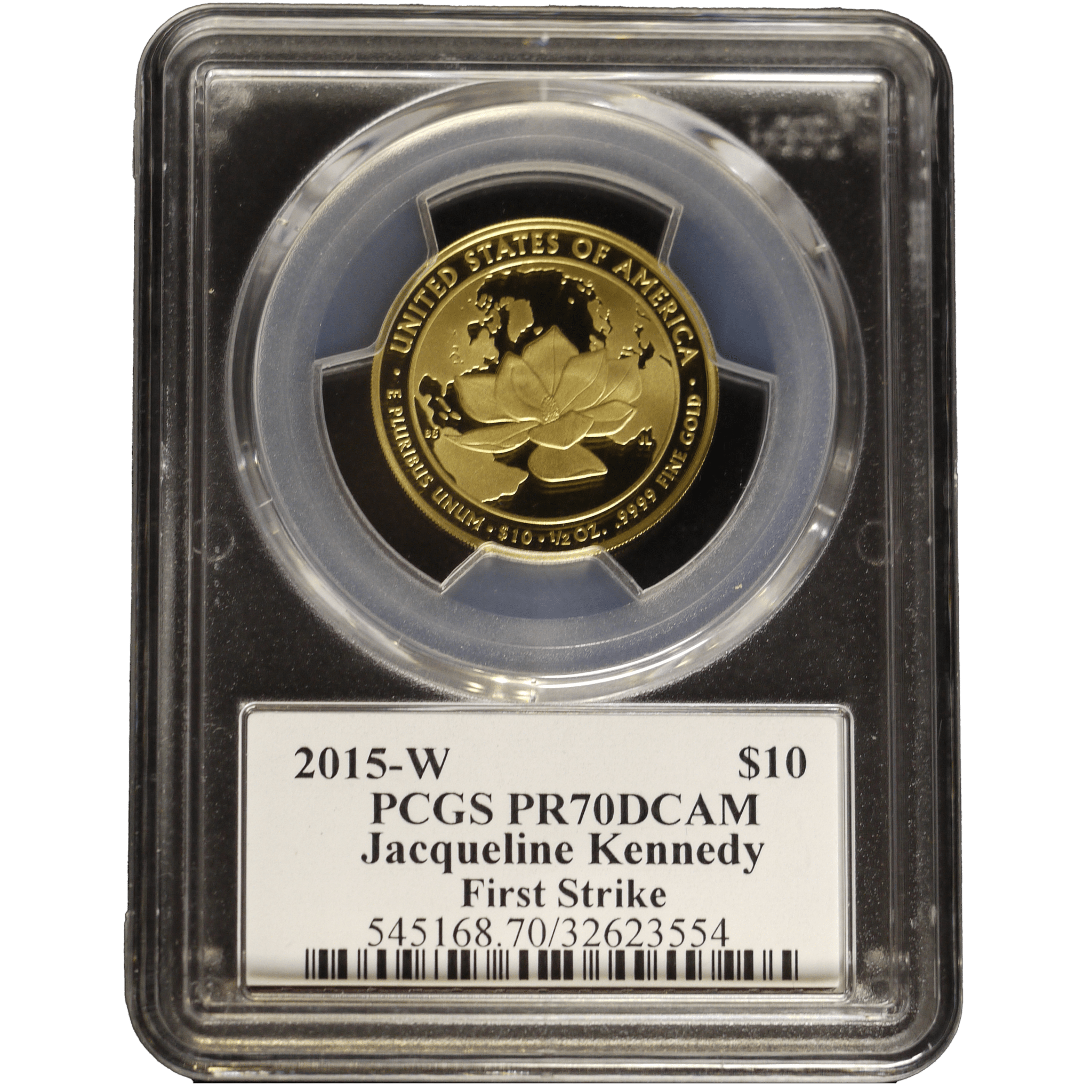 アメリカ 10ドル金貨 2015年 ウェストポイント鋳 ジャクリーン・ケネディ PCGS PR70DCAM First Strike Signed - NJ BUYER'S MARKETPLACE