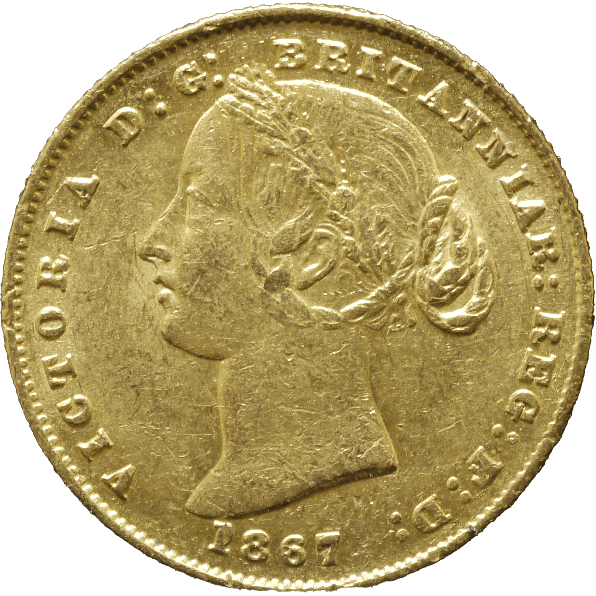 オーストラリア ソヴリン金貨 1867年 ヴィクトリア - NJ BUYER'S MARKETPLACE