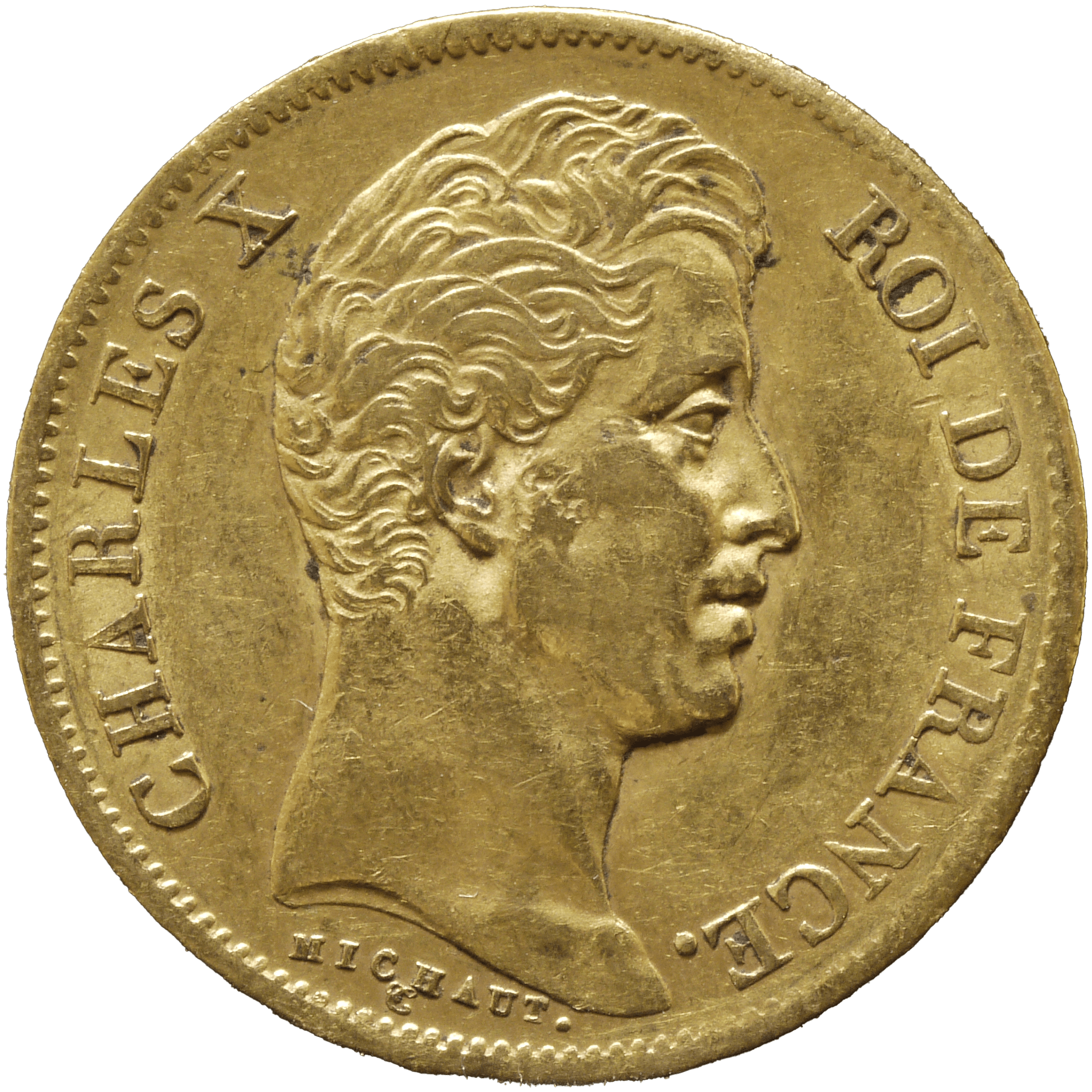フランス 40フラン金貨 1830年 シャルル10世 パリ鋳 - NJ BUYER'S MARKETPLACE