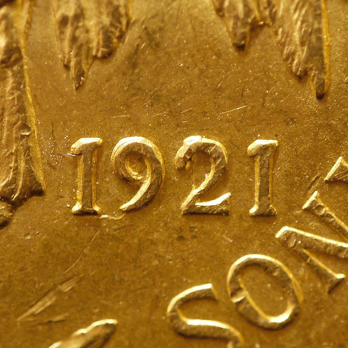 メキシコ 20ペソ金貨 1921年 アステカカレンダー オーバーデイト・タイプ - NJ BUYER'S MARKETPLACE