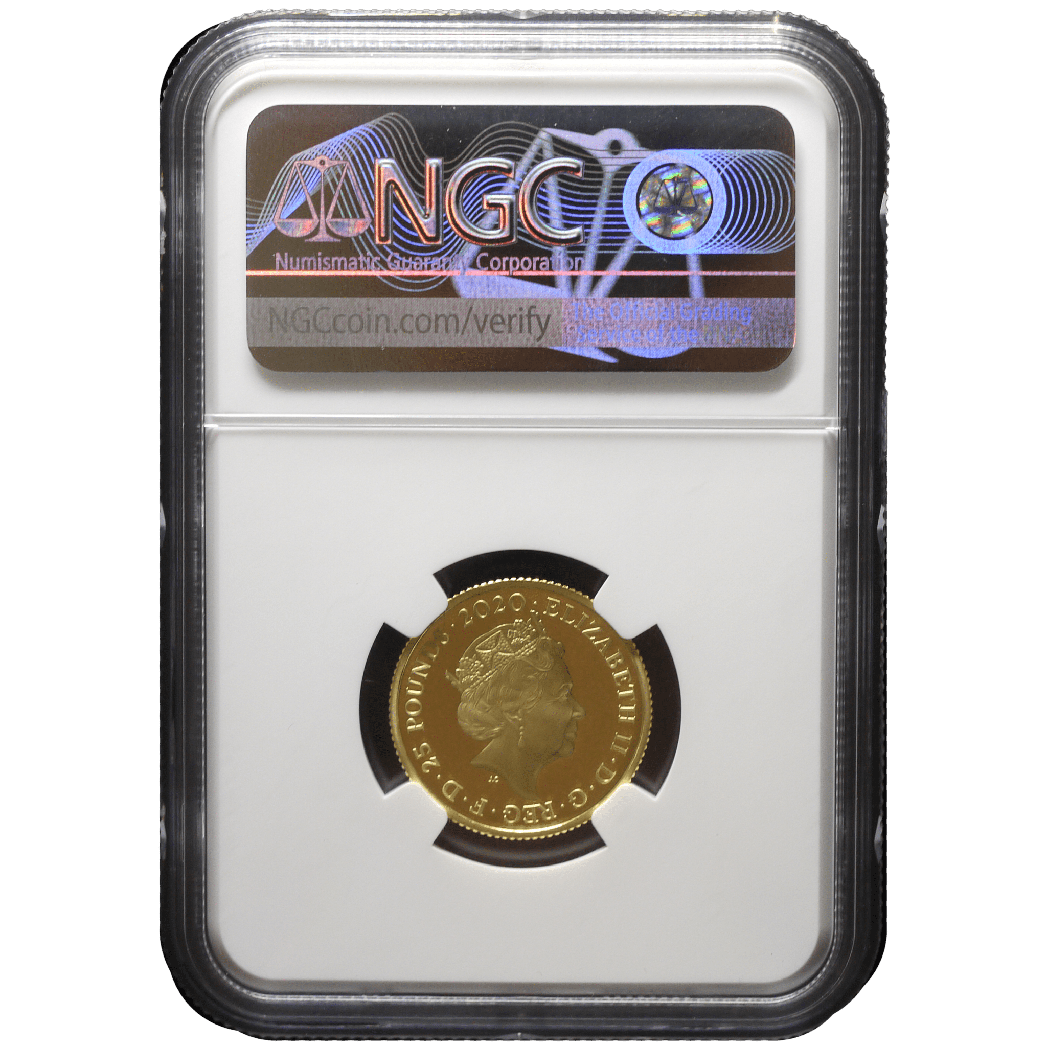 イギリス 25ポンド金貨 2020年 007 ジェームズ・ボンド NGC PF69UC - NJ BUYER'S MARKETPLACE