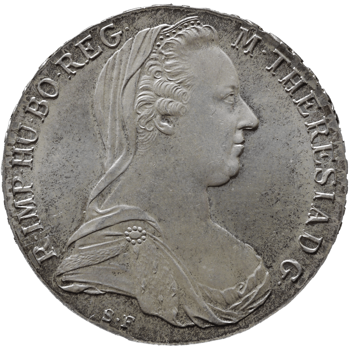 オーストリア ターレル銀貨 1780年銘 マリア＝テレジア リストライク