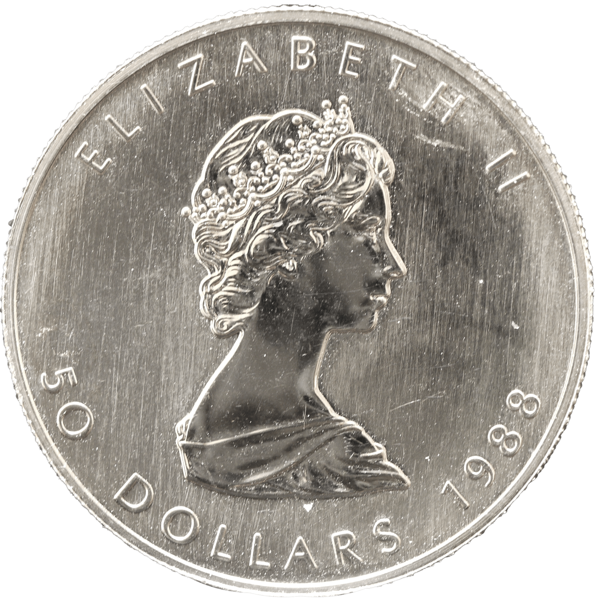 カナダ 50ドルプラチナ貨 1988年 メイプルリーフ - NJ BUYER'S MARKETPLACE
