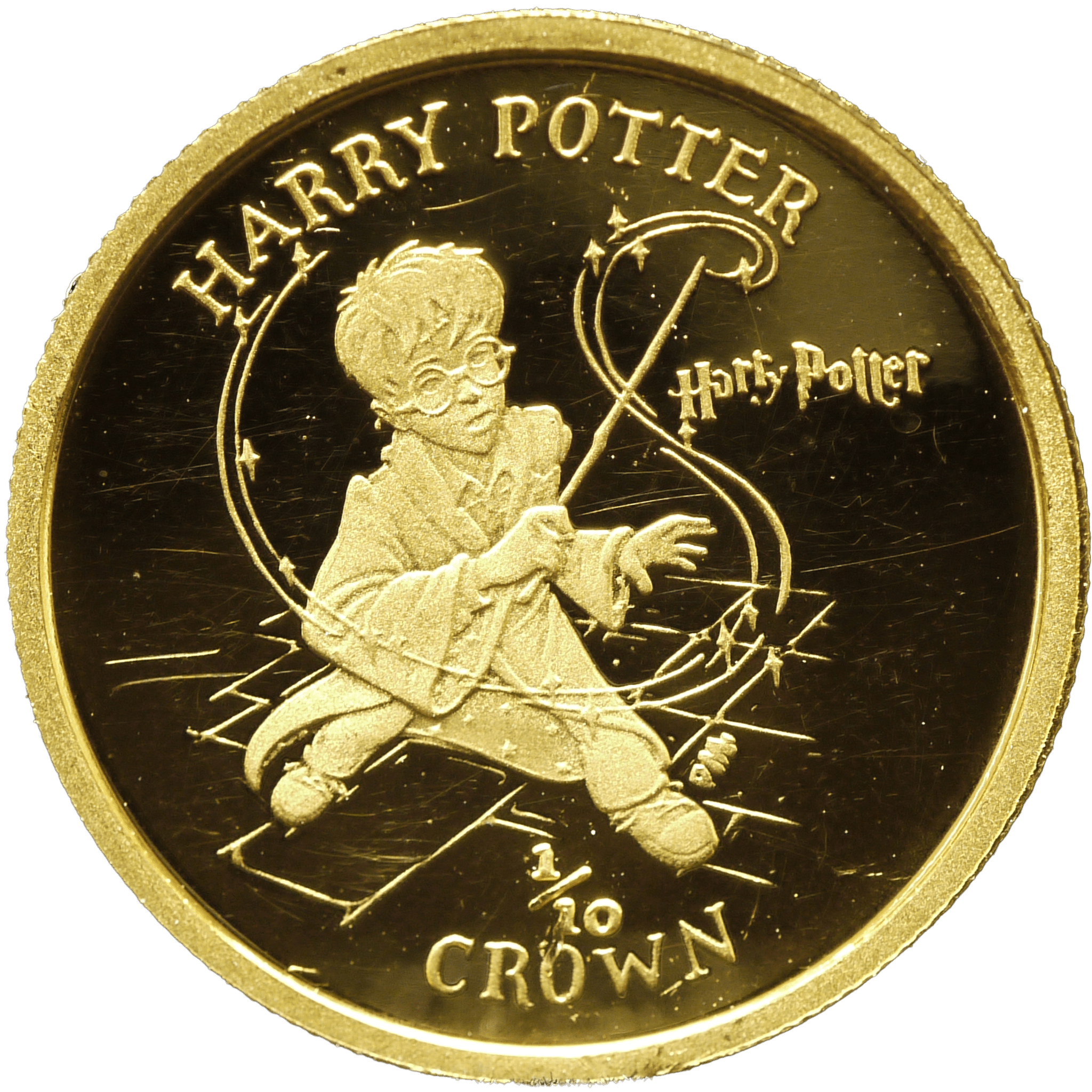 ジブラルタル 1/10クラウン金貨 2001年 ポブジョイ鋳 ハリー・ポッター - NJ BUYER'S MARKETPLACE