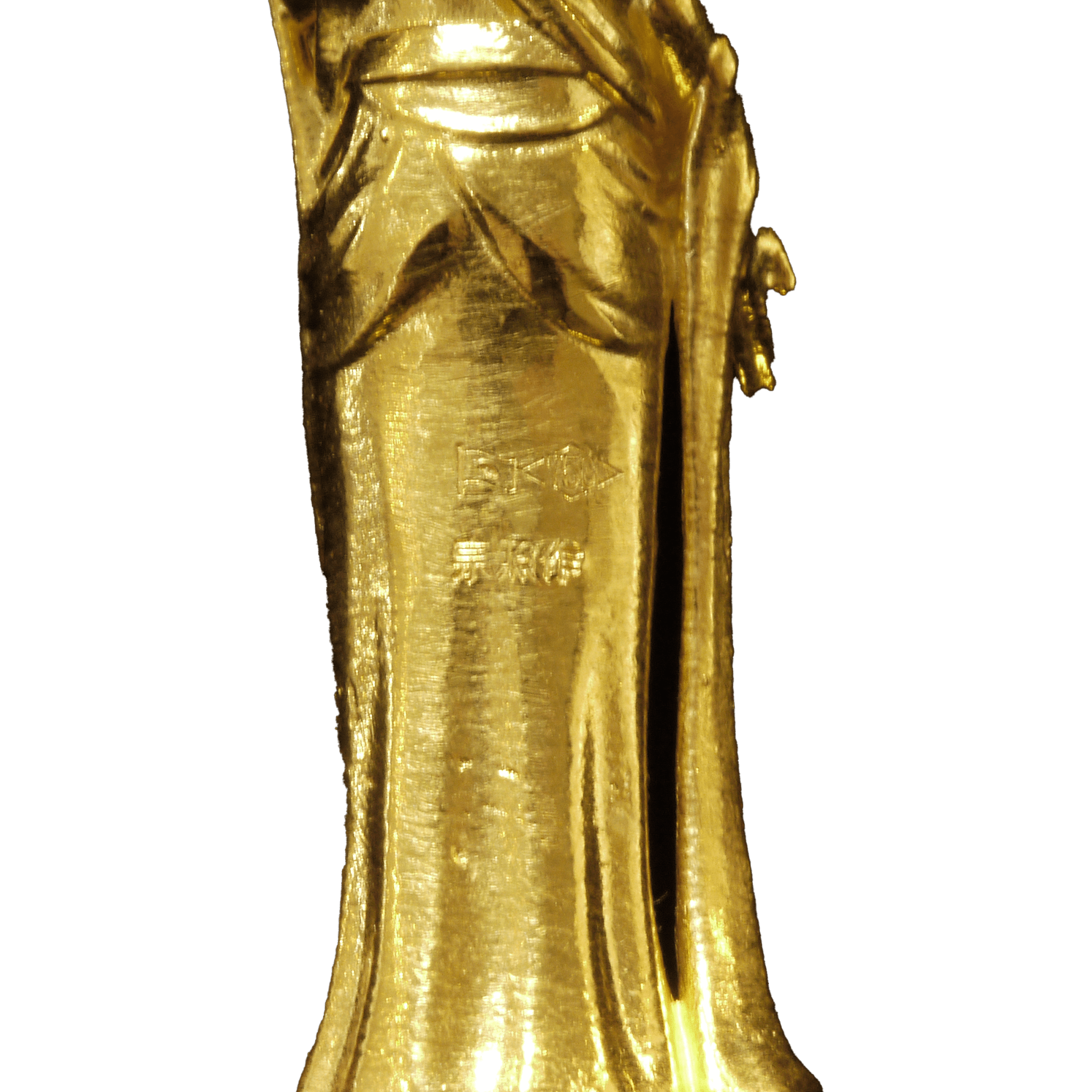 聖観音菩薩 18金製彫像 上川宗照・作 仏教 仏具 - NJ BUYER'S MARKETPLACE