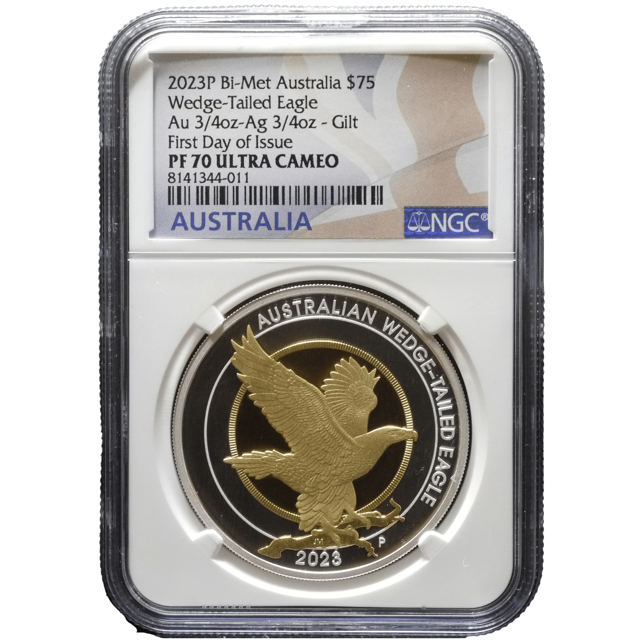 オーストラリア 75ドルバイメタル貨 2023年 パース鋳 NGC PF70UC - NJ BUYER'S MARKETPLACE