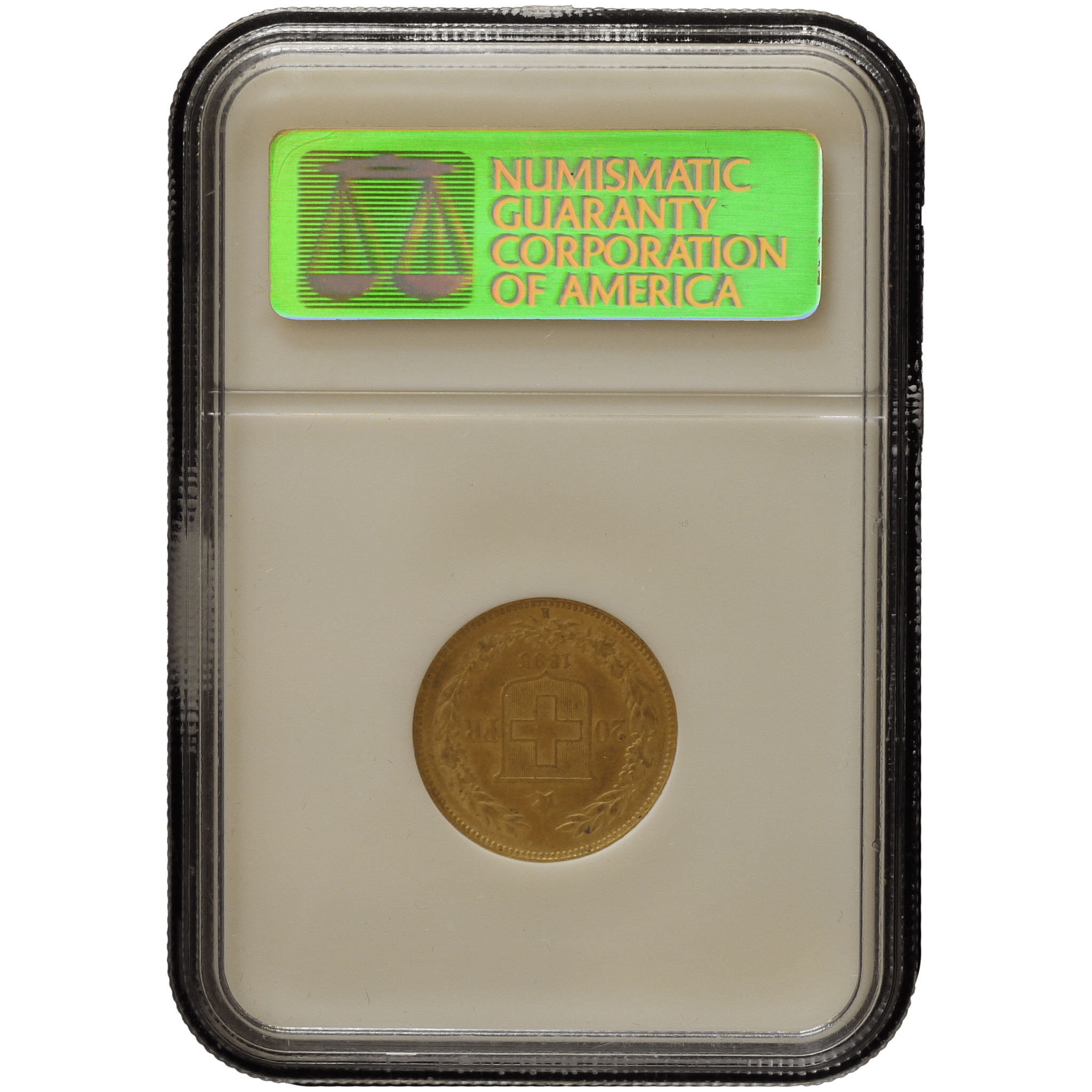 スイス 20フラン金貨 1895年 ベルン鋳 ヘルヴェティア NGC MS60 - NJ BUYER'S MARKETPLACE