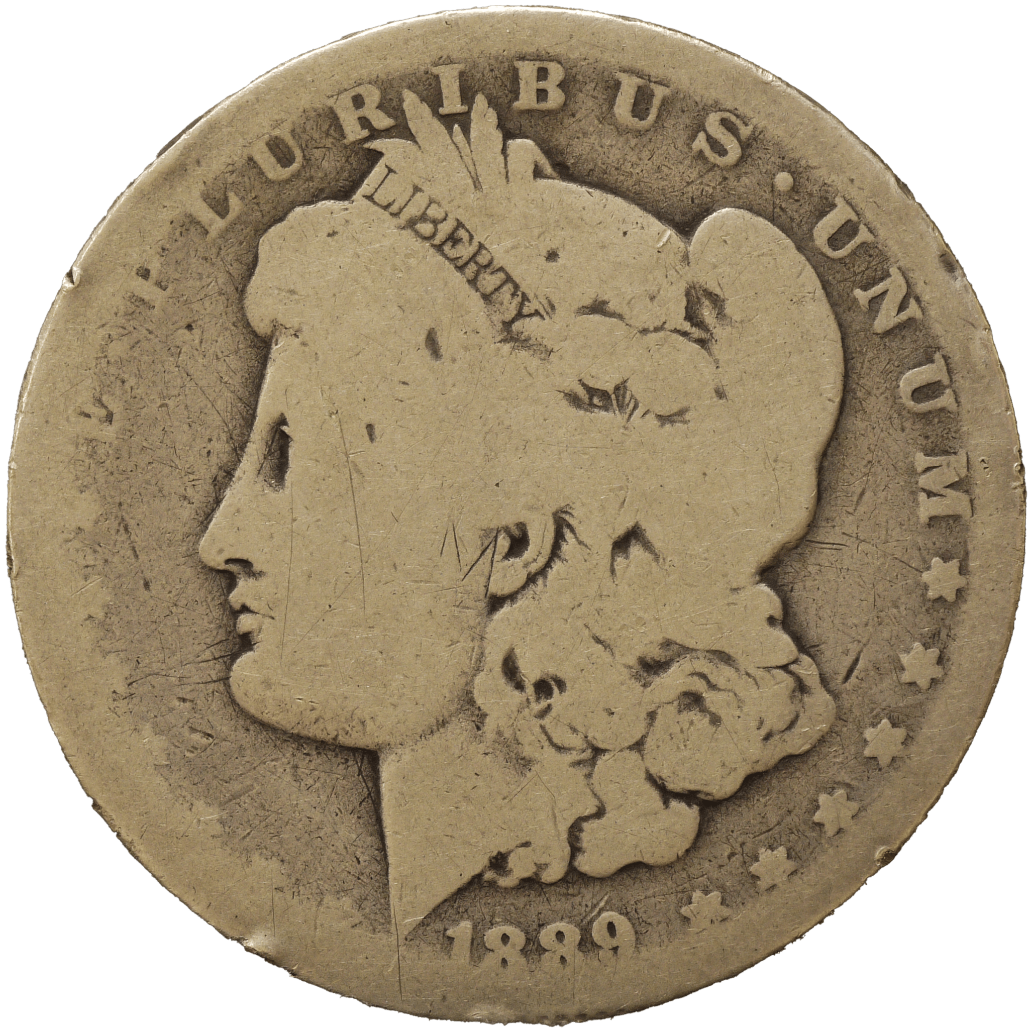 アメリカ 1ドル銀貨 1889年 ニューオリンズ鋳 モルガンダラー 低グレード・チャレンジ用 - NJ BUYER'S MARKETPLACE