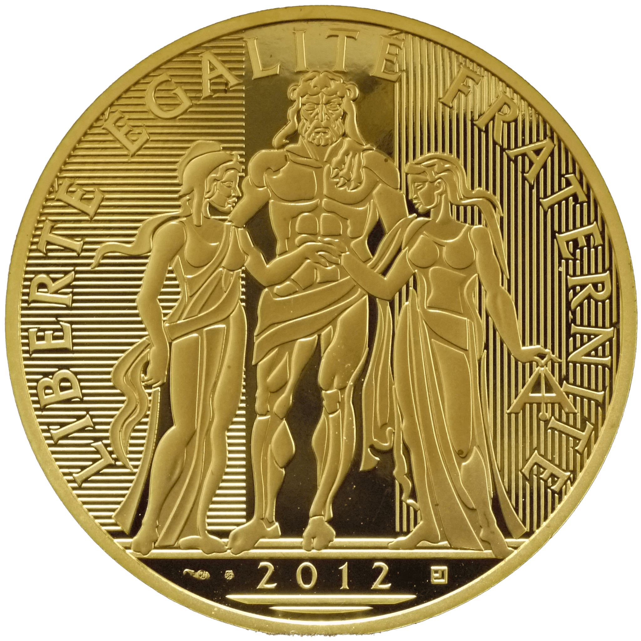 フランス 1000ユーロ金貨 2012年 パリ鋳 ヘラクレス - NJ BUYER'S MARKETPLACE