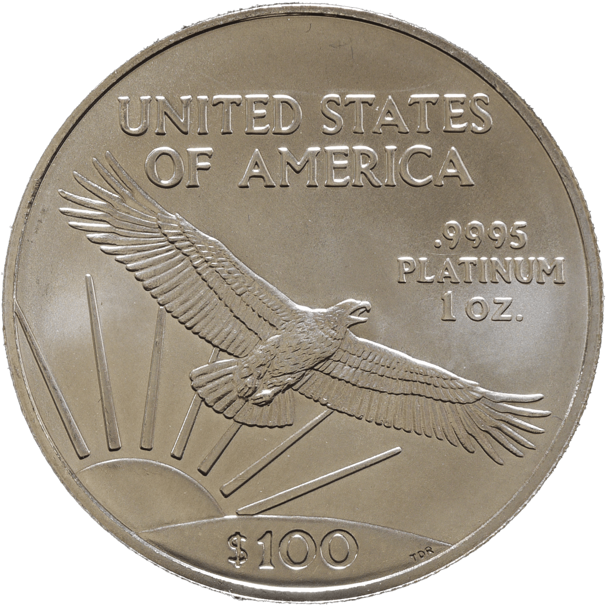 アメリカ 100ドルプラチナ貨 2018年 フィラデルフィア鋳 リバティ - NJ BUYER'S MARKETPLACE