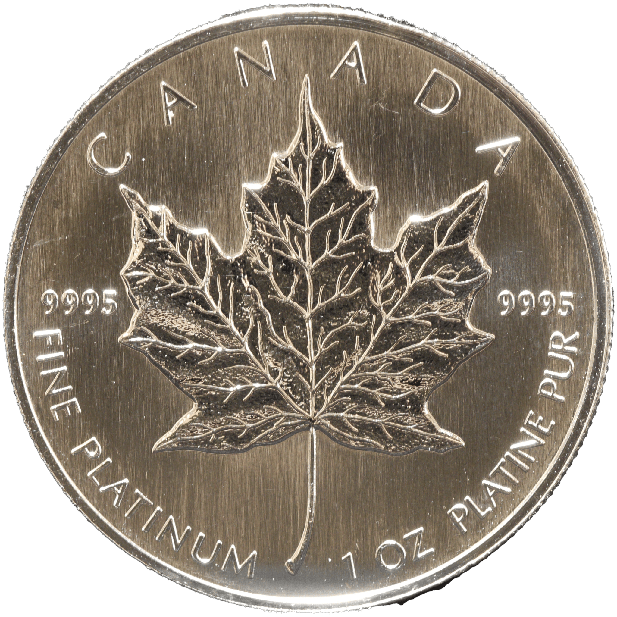 カナダ 50ドルプラチナ貨 1997年 オタワ鋳 メイプルリーフ - NJ BUYER'S MARKETPLACE