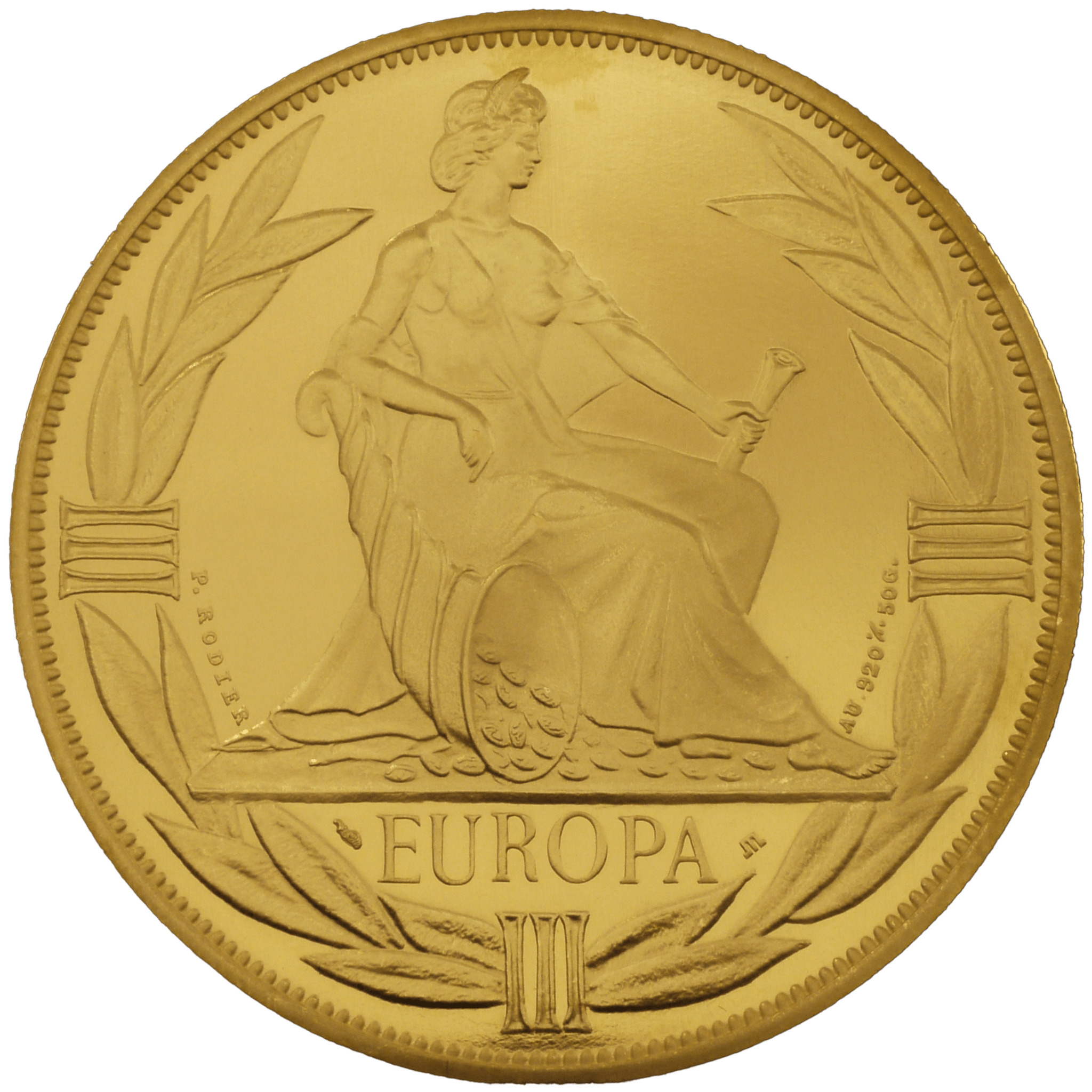 フランス 1エキュ金貨 1981年 パリ鋳 エウロパ 欧州経済共同体ギリシア加入 - NJ BUYER'S MARKETPLACE