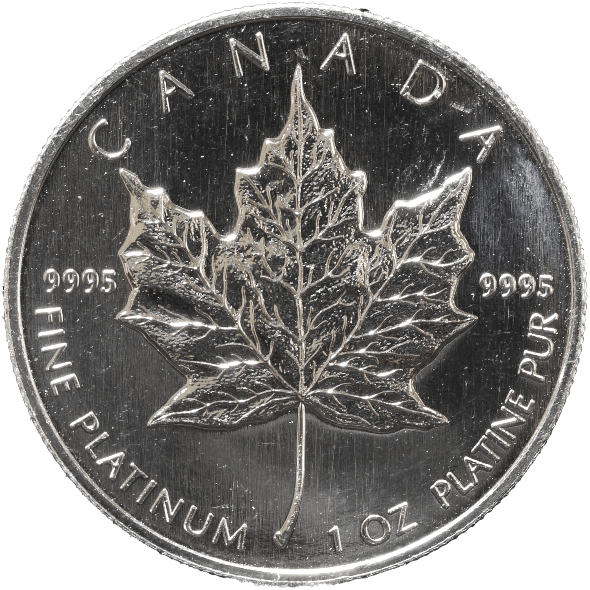 カナダ 50ドルプラチナ貨 1997年 オタワ鋳 エリザベス2世 メイプルリーフ - NJ BUYER'S MARKETPLACE