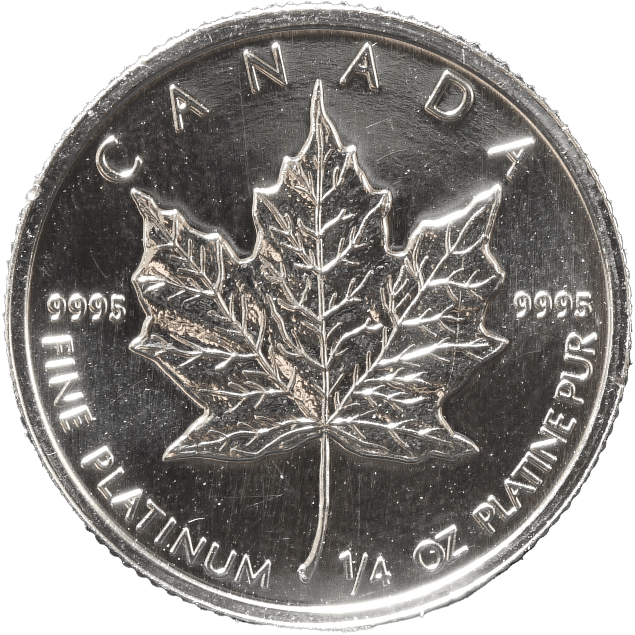 カナダ 10ドルプラチナ貨 1994年 オタワ鋳 エリザベス2世 メイプルリーフ - NJ BUYER'S MARKETPLACE